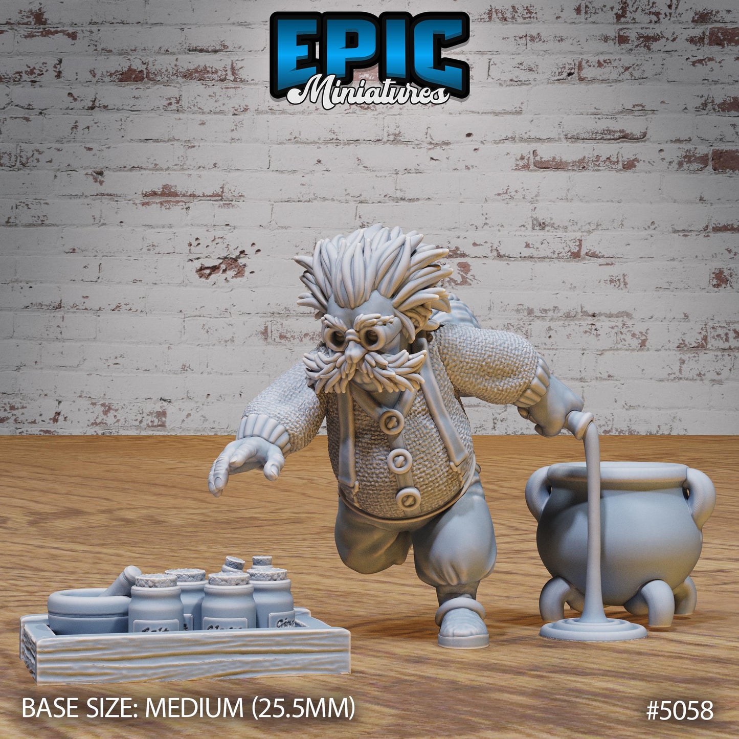 Halfling Villagers - 2/2 - (Medium) | Premium DnD Miniatures | High Quality Resin | D&D RPG