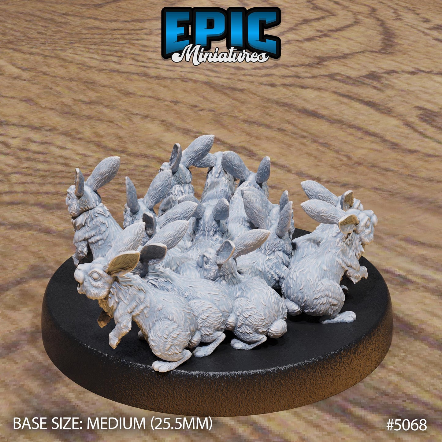 Rabbit Swarms | Premium DnD Miniatures | High Quality Resin | D&D RPG