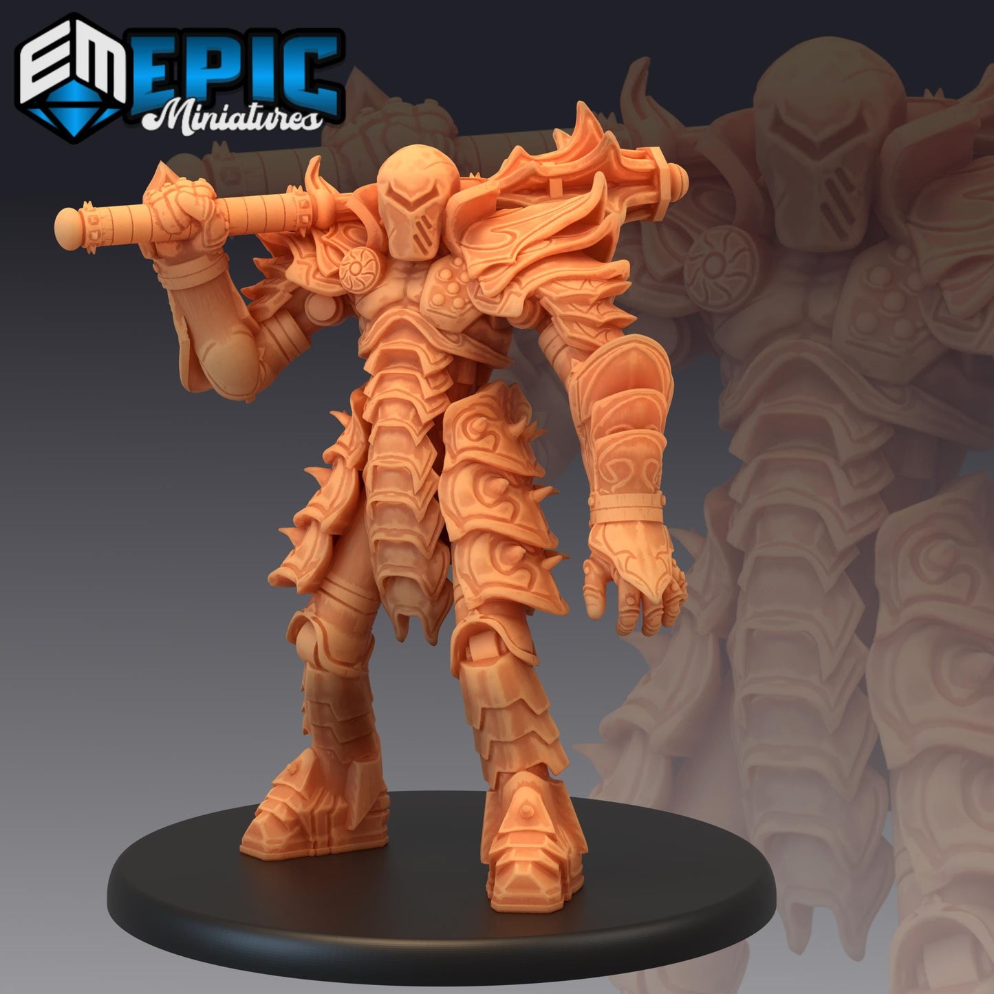 Iron Golem (Large) | #051 - Dwarven Mines | EPIC 28mm | Automaton, Golems, Construct, Machine, BG3, Guards, Security, Sentry