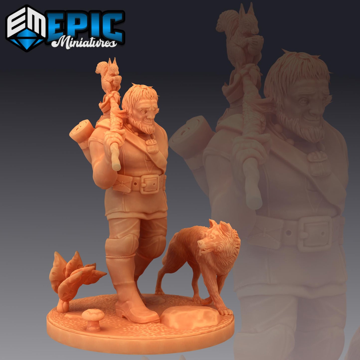 Firbolg Druid (Medium) | #050 - Infested Woodlands | EPIC | 28mm