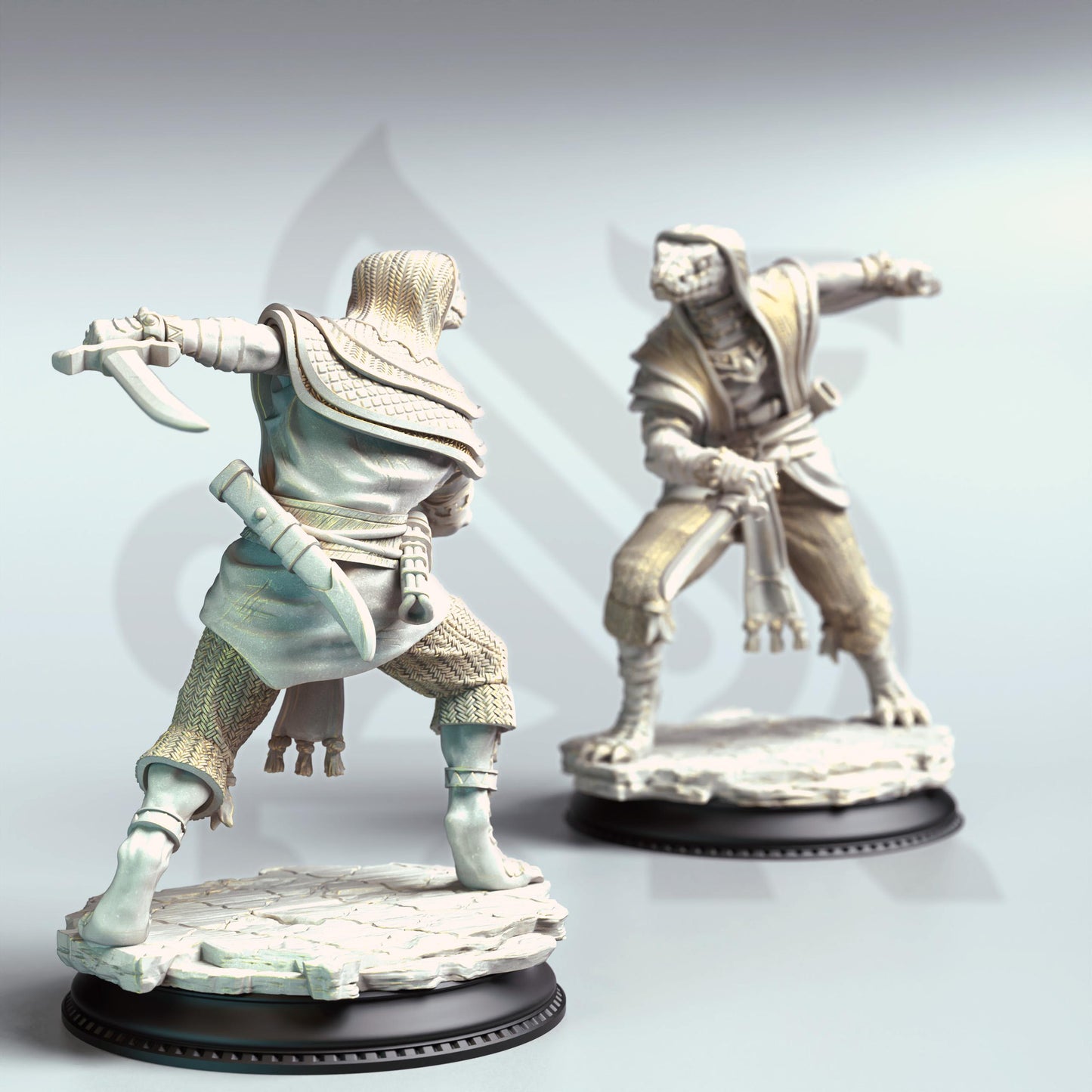 Shyasara - Snakemen Cultists (Medium) |DM Stash| 32mm Scale | Premium DnD Miniature High Quality Resin | Yuan-ti, Cultist, Sorcerer, Serpent