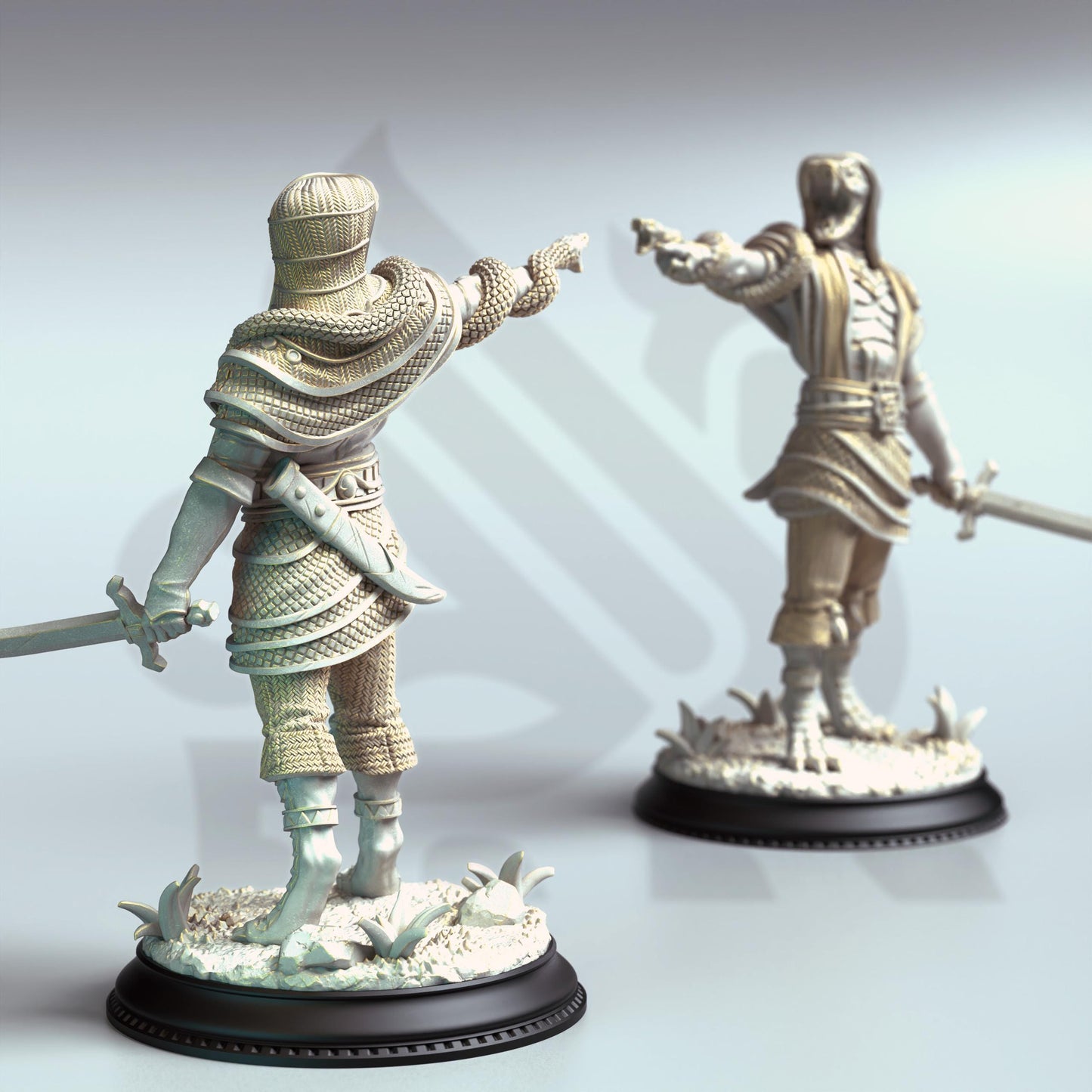 Shyasara - Snakemen Cultists (Medium) |DM Stash| 32mm Scale | Premium DnD Miniature High Quality Resin | Yuan-ti, Cultist, Sorcerer, Serpent