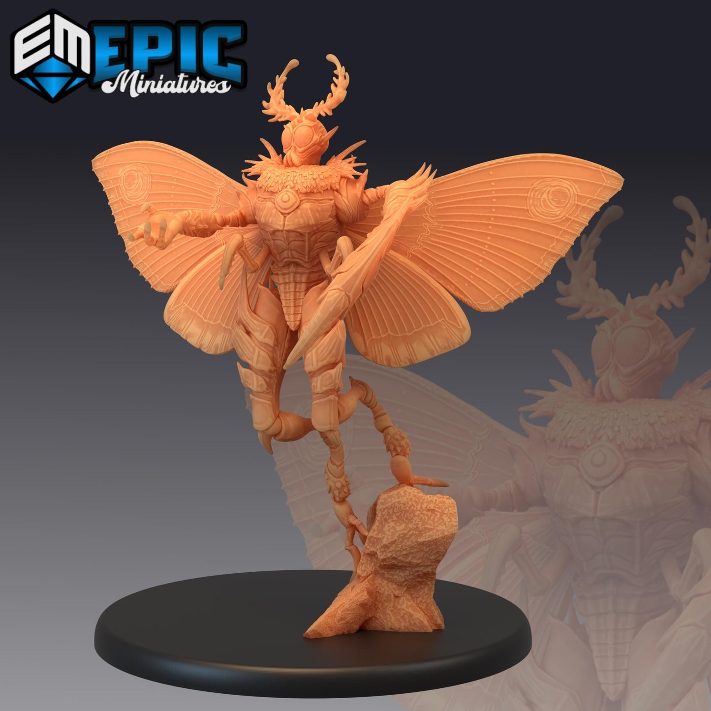 Mothman (Large) | #050 - Infested Woodlands | EPIC | 28mm