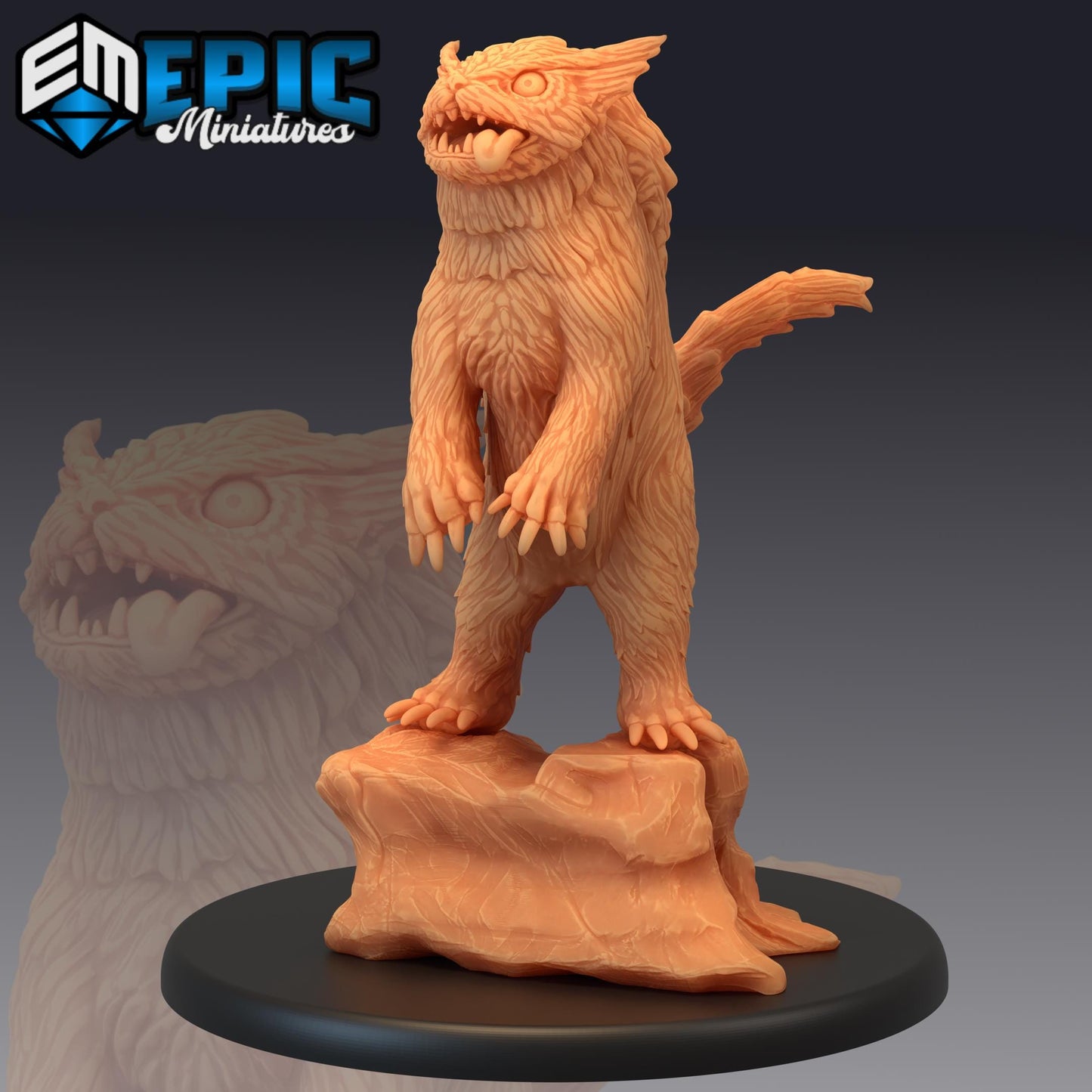 Owl Cat (Large) | #050 - Infested Woodlands | EPIC | 28mm