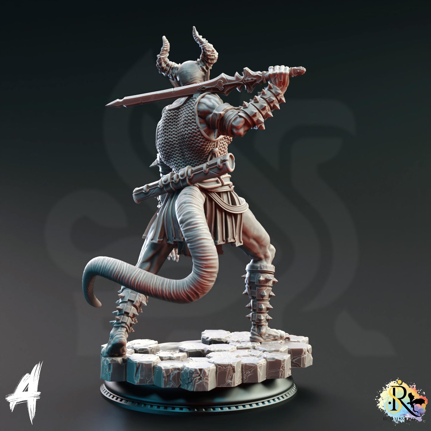 Demons of the Abyss - Nosmeni Warriors (Medium) | DM Stash | 32mm Scale | Devils & Divine Pack