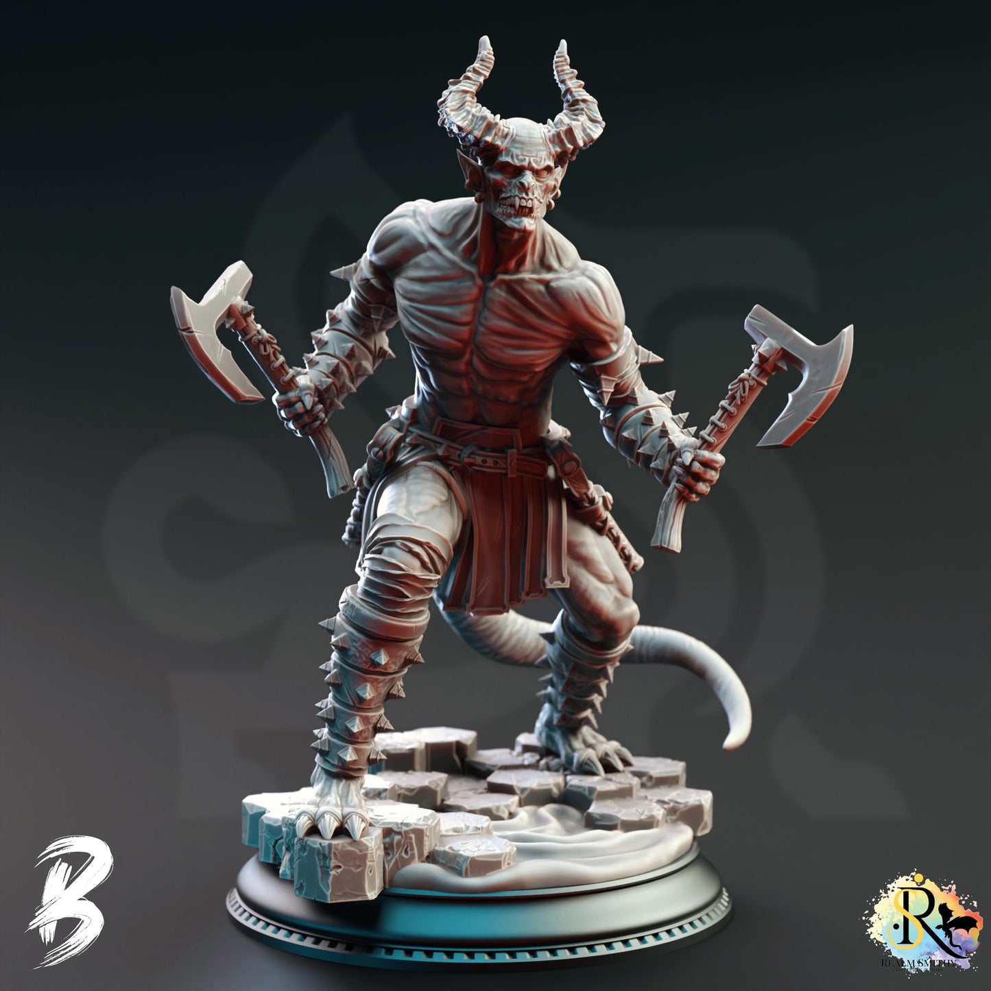 Demons of the Abyss - Nosmeni Warriors (Medium) | DM Stash | 32mm Scale | Devils & Divine Pack