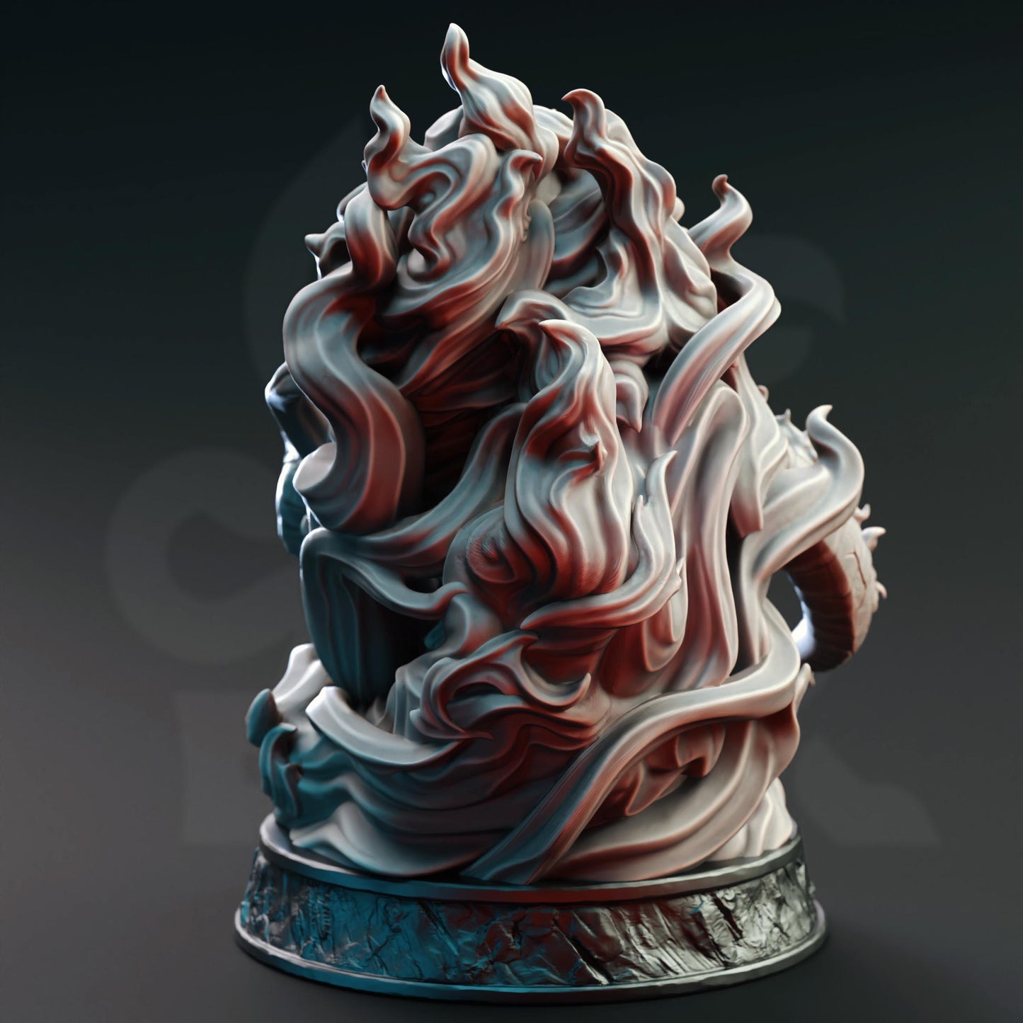 Giant Infernal Skull (Huge) | DM Stash | 32mm Scale | Devils & Divine Pack