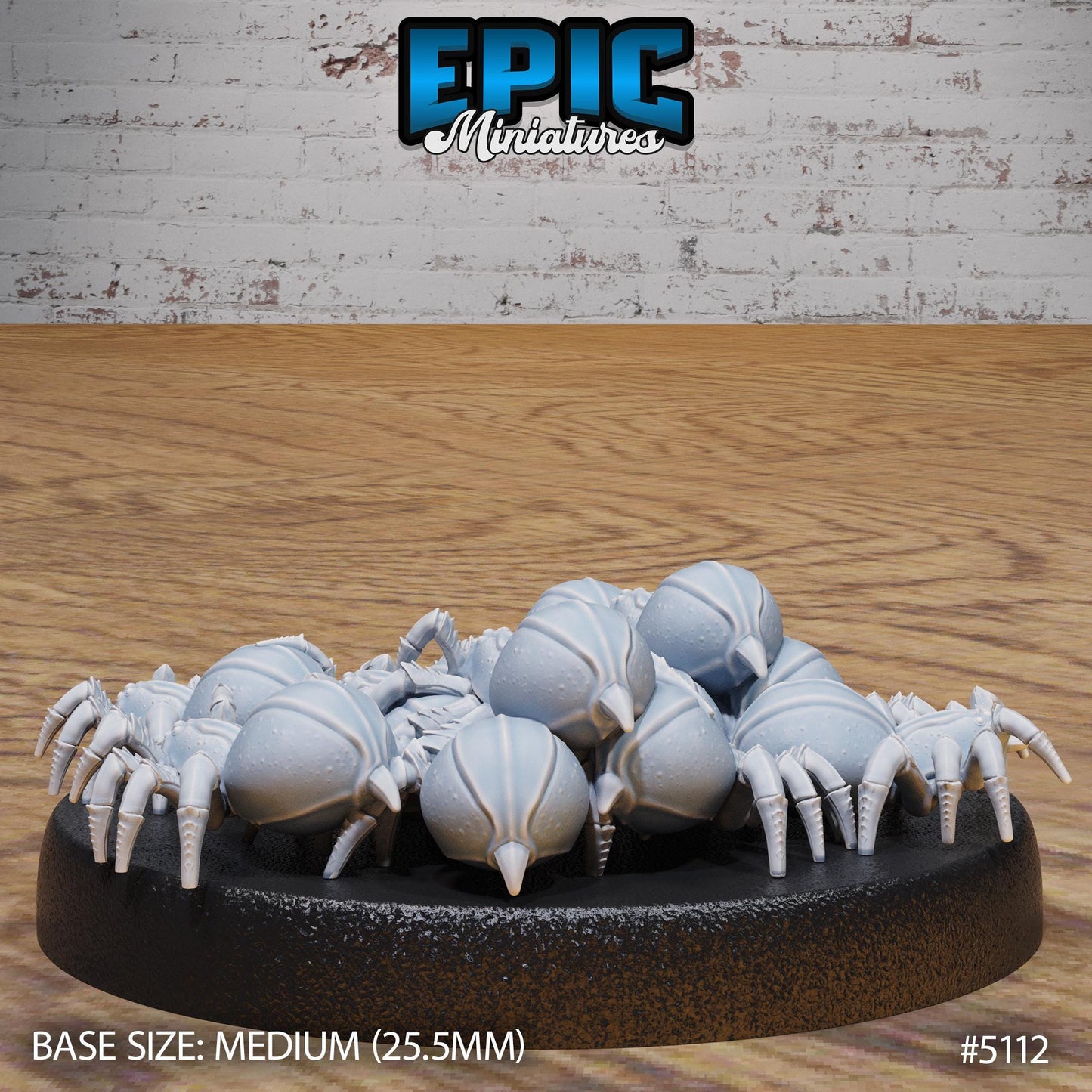 Spider Swarm (Medium) | Premium DnD Miniatures | High Quality Resin | D&D RPG