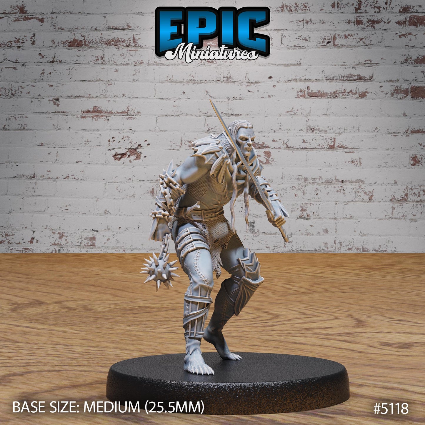 Half-Drow Slave Master (Medium) | Premium DnD Miniatures | High Quality Resin | D&D RPG