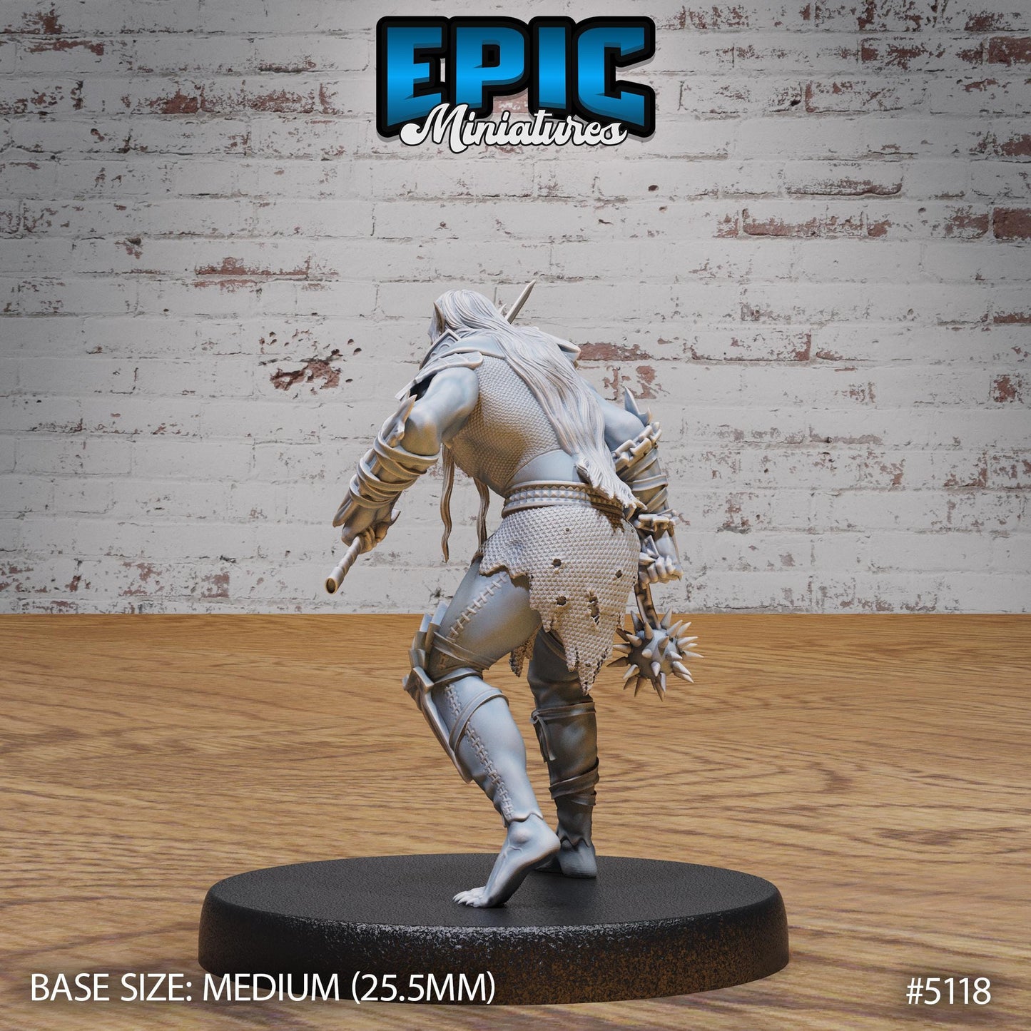 Half-Drow Slave Master (Medium) | Premium DnD Miniatures | High Quality Resin | D&D RPG