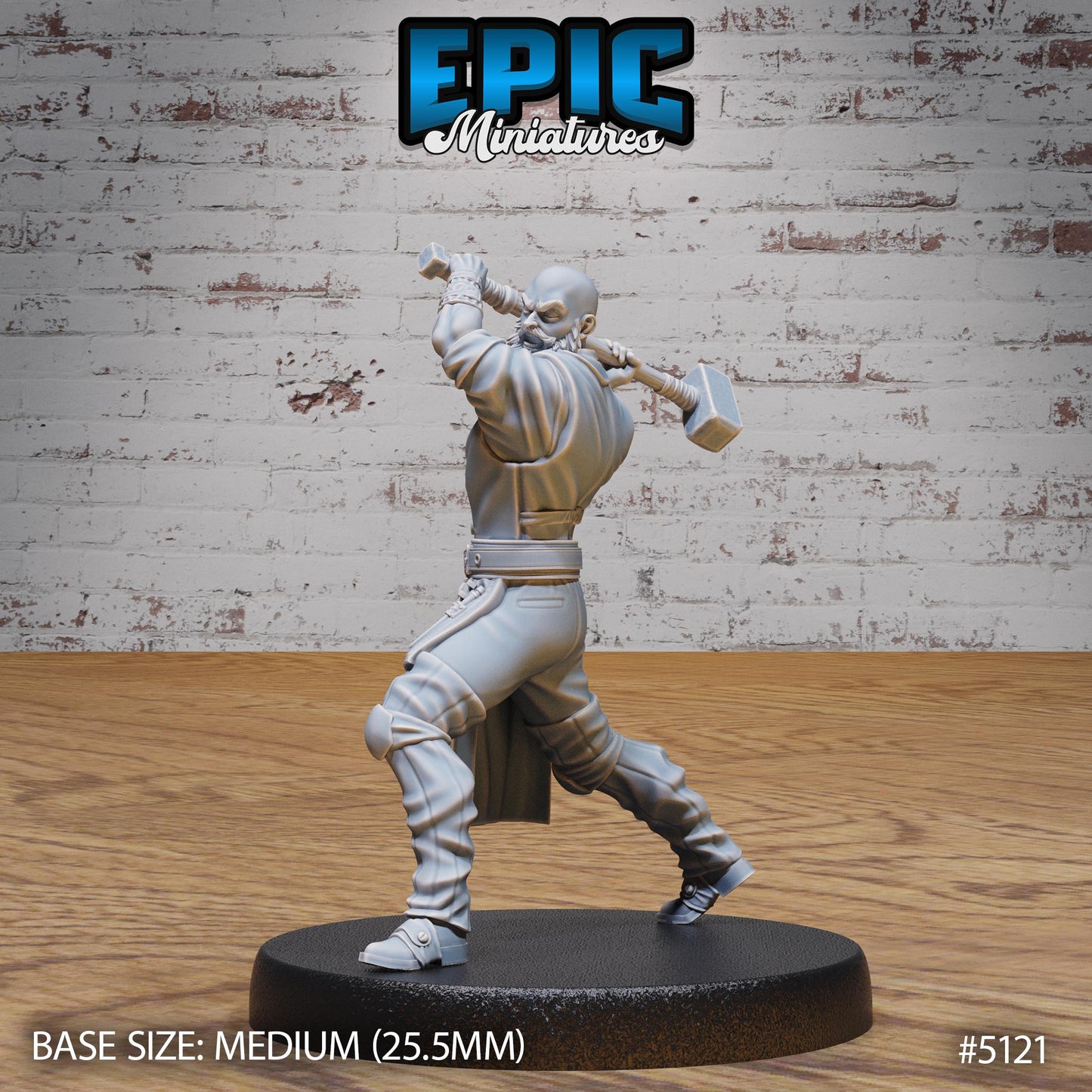Imprisoned Blacksmith (Medium)| Premium DnD Miniatures | High Quality Resin | D&D RPG