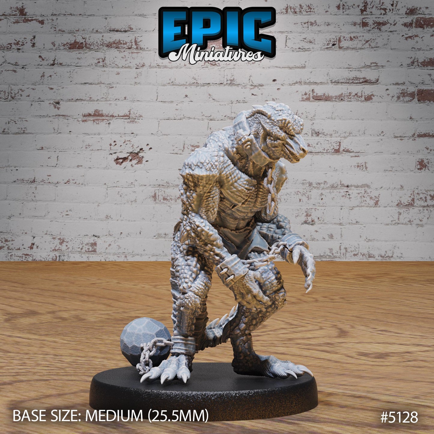 Lizardfolk Slave (Medium)| Premium DnD Miniatures | High Quality Resin | D&D RPG