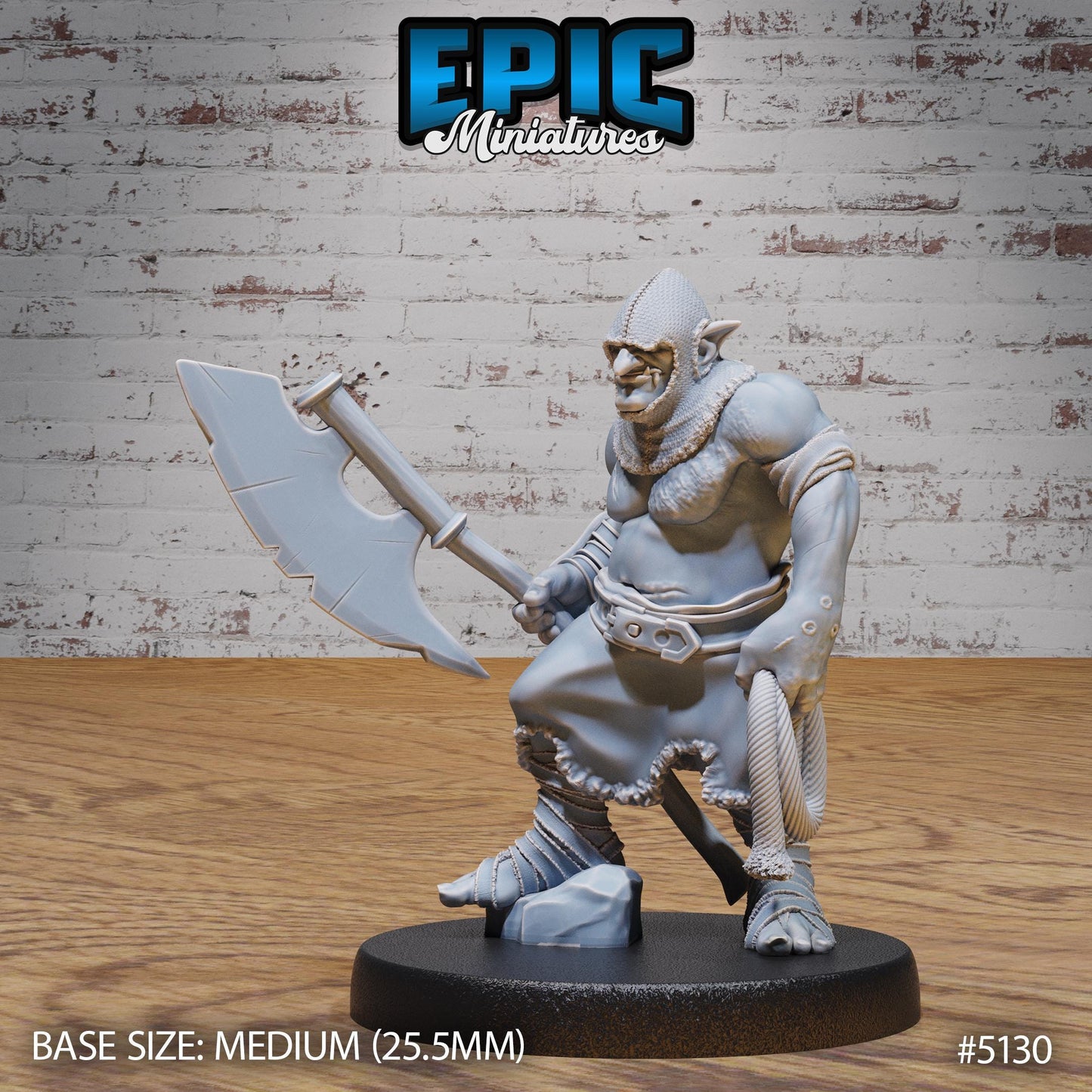 Troll Executioner (Medium)| Premium DnD Miniatures | High Quality Resin | D&D RPG
