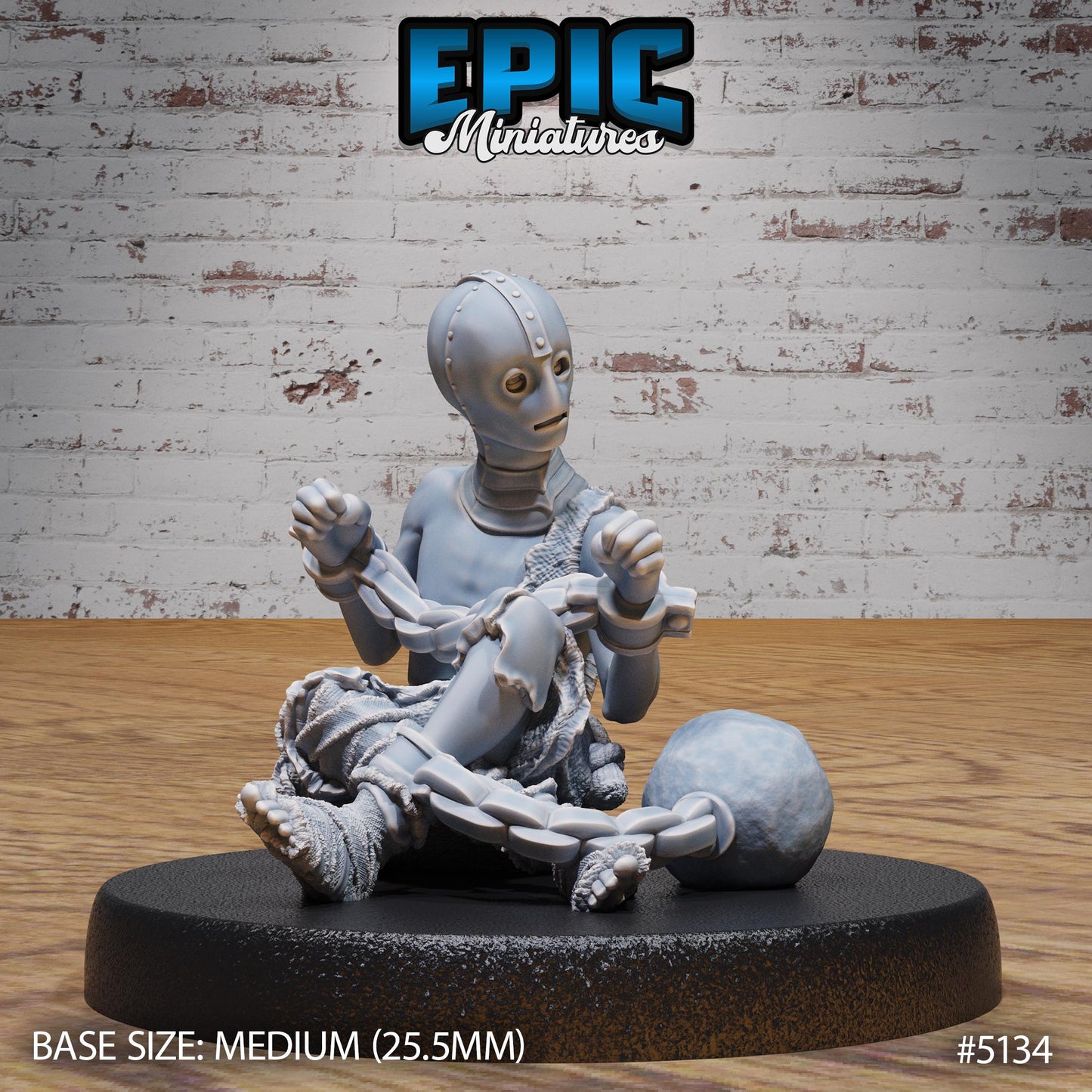 Old Prisoner v2 (Medium)| Premium DnD Miniatures | High Quality Resin | D&D RPG