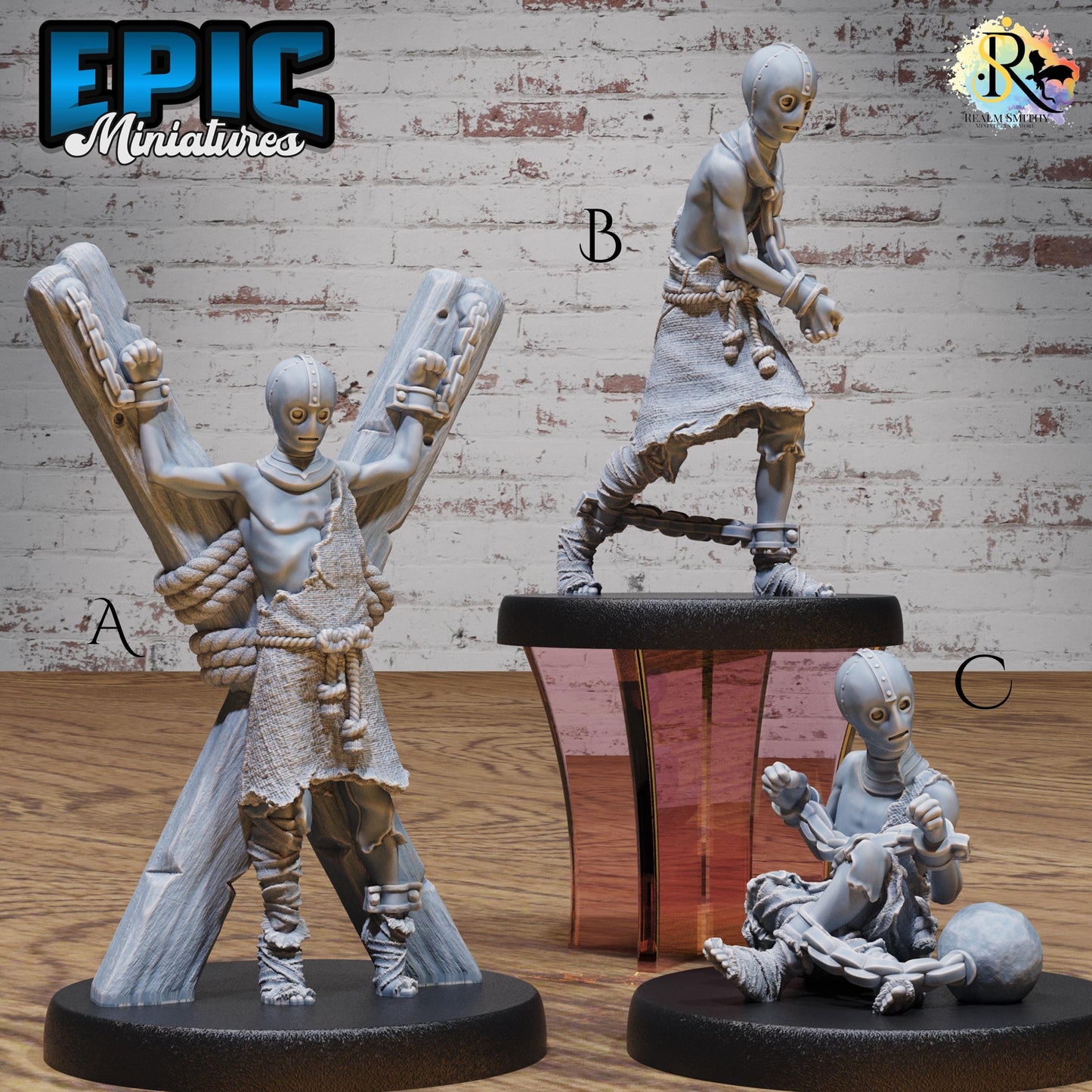 Old Prisoner v2 (Medium)| Premium DnD Miniatures | High Quality Resin | D&D RPG