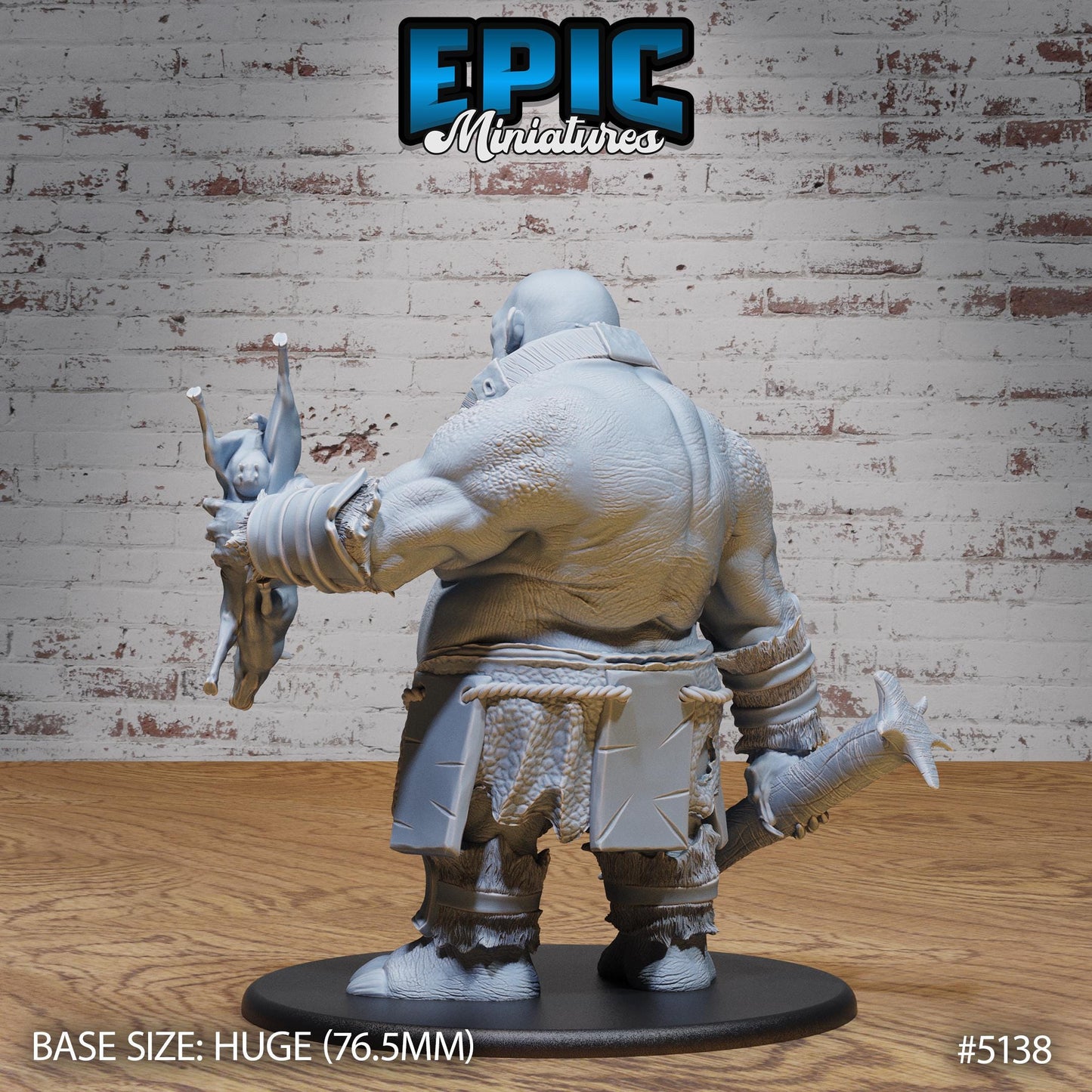 Captured Hill Giant (Huge) | Premium DnD Miniatures | High Quality Resin | D&D RPG