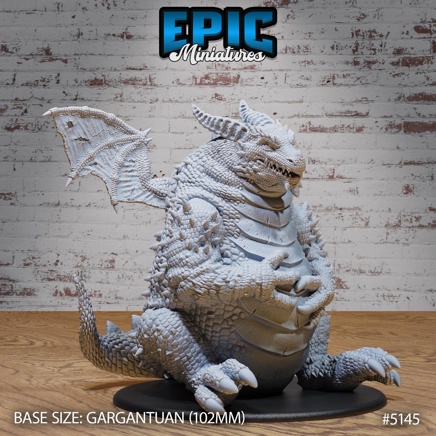 Fat Dragon (Gargantuan) | Premium DnD Miniatures | High Quality Resin | D&D RPG