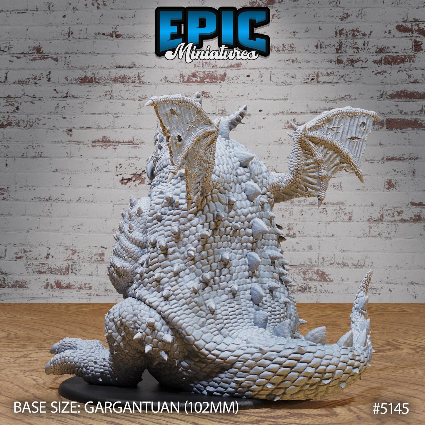 Fat Dragon (Gargantuan) | Premium DnD Miniatures | High Quality Resin | D&D RPG