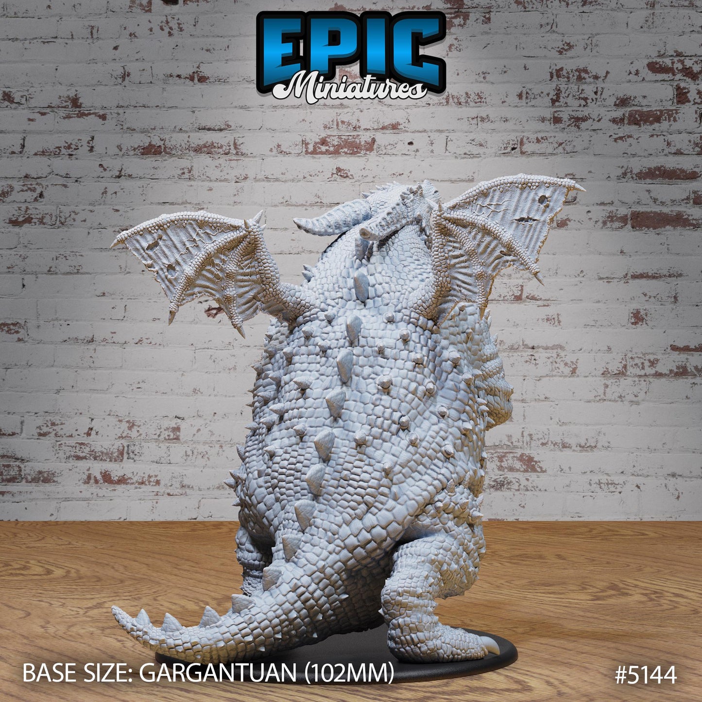 Fat Dragon (Gargantuan) | Premium DnD Miniatures | High Quality Resin | D&D RPG