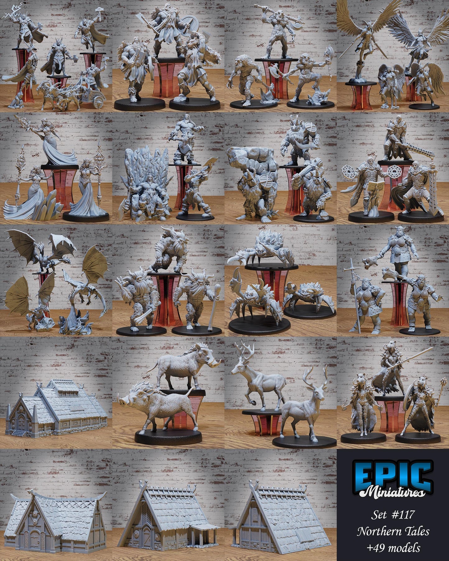 Valkyrie (Large) | Premium DnD Miniatures | High Quality Resin | D&D RPG
