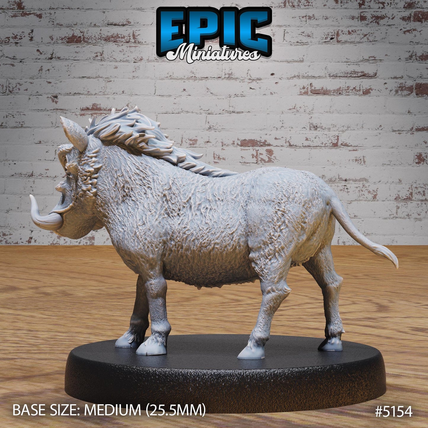 Warthog (Medium) | Premium DnD Miniatures | High Quality Resin | D&D RPG