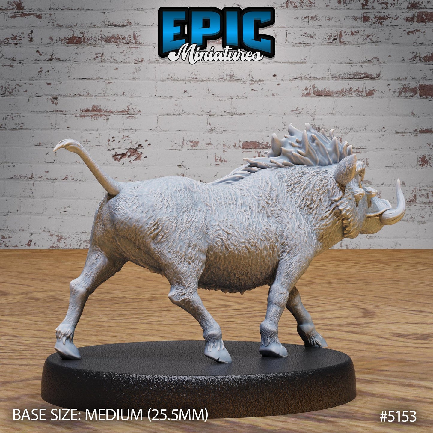Warthog (Medium) | Premium DnD Miniatures | High Quality Resin | D&D RPG