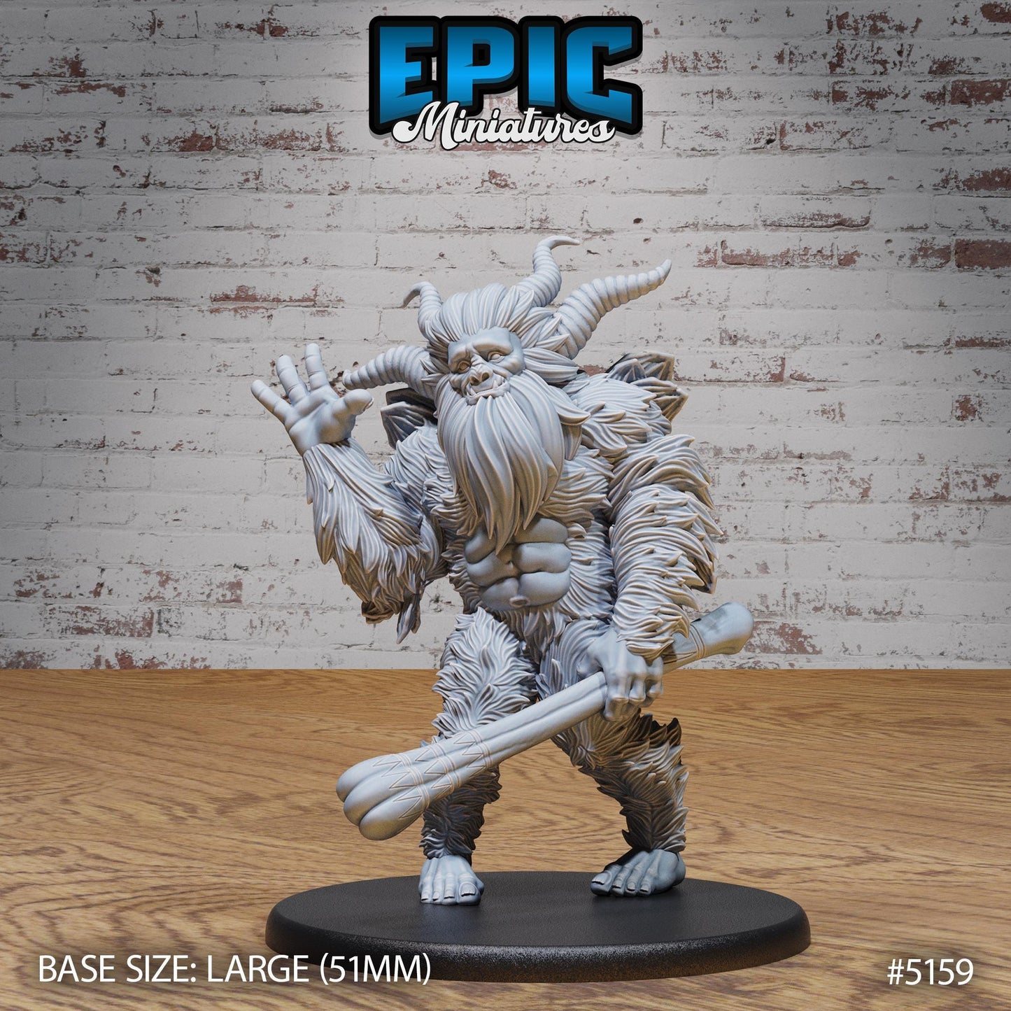 Old Yeti (Large) | Premium DnD Miniatures | High Quality Resin | D&D RPG