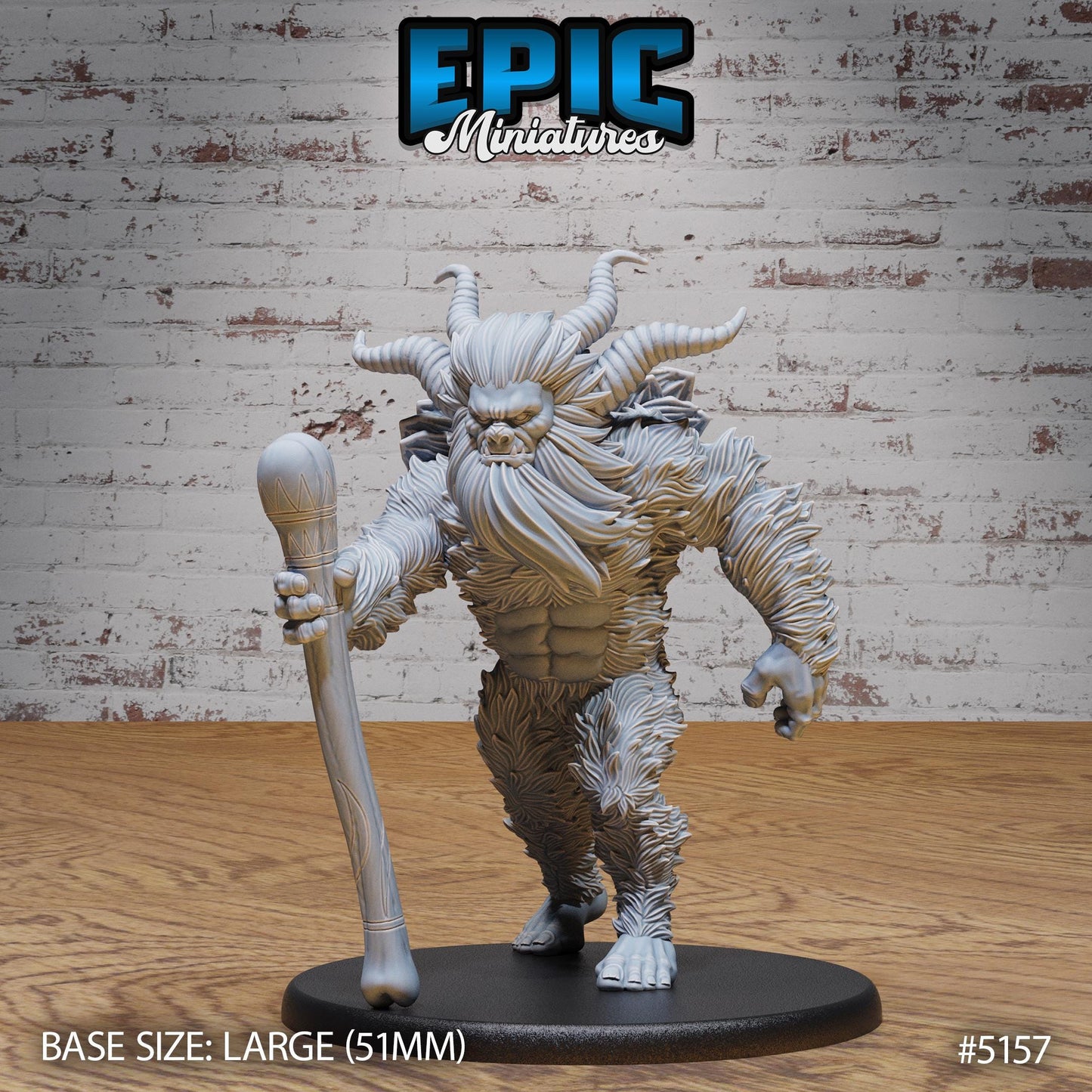 Old Yeti (Large) | Premium DnD Miniatures | High Quality Resin | D&D RPG