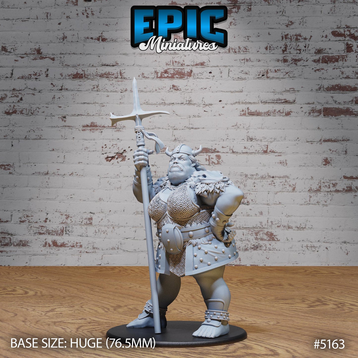 Hill Giantess (Huge) | Premium DnD Miniatures | High Quality Resin | D&D RPG