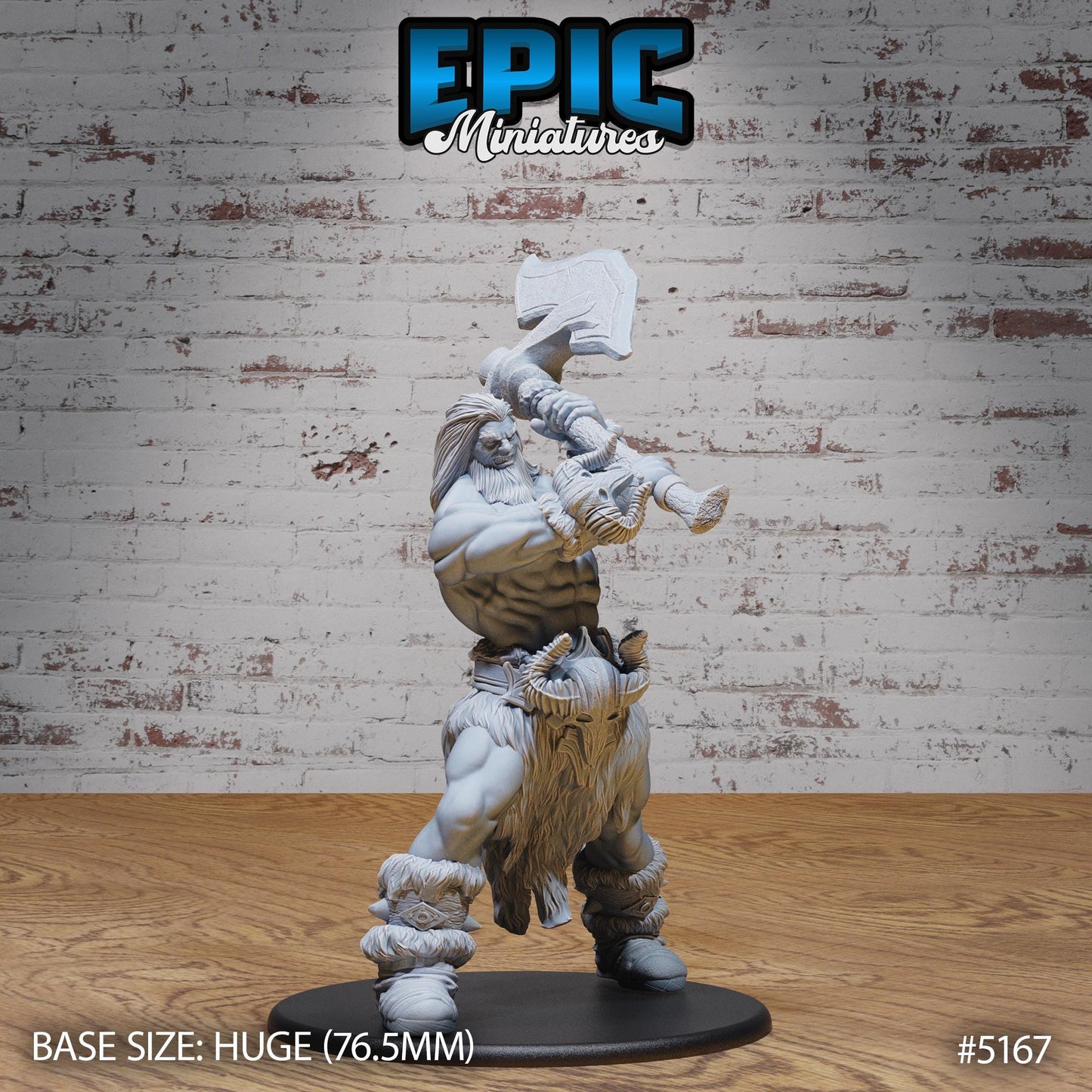 Jotun Frost Giant (Huge) | Premium DnD Miniatures | High Quality Resin | D&D RPG