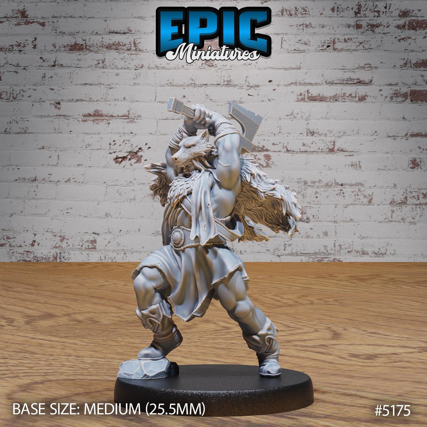 Berserker Viking (Medium) | Premium DnD Miniatures | High Quality Resin | D&D RPG