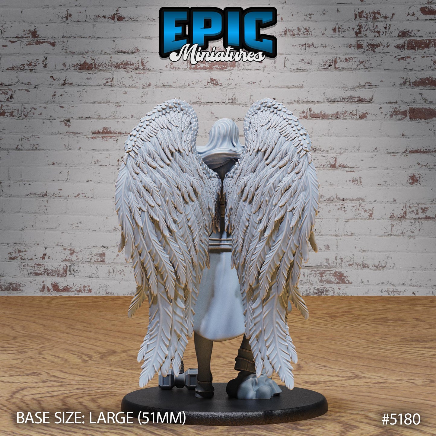 Valkyrie (Large) | Premium DnD Miniatures | High Quality Resin | D&D RPG