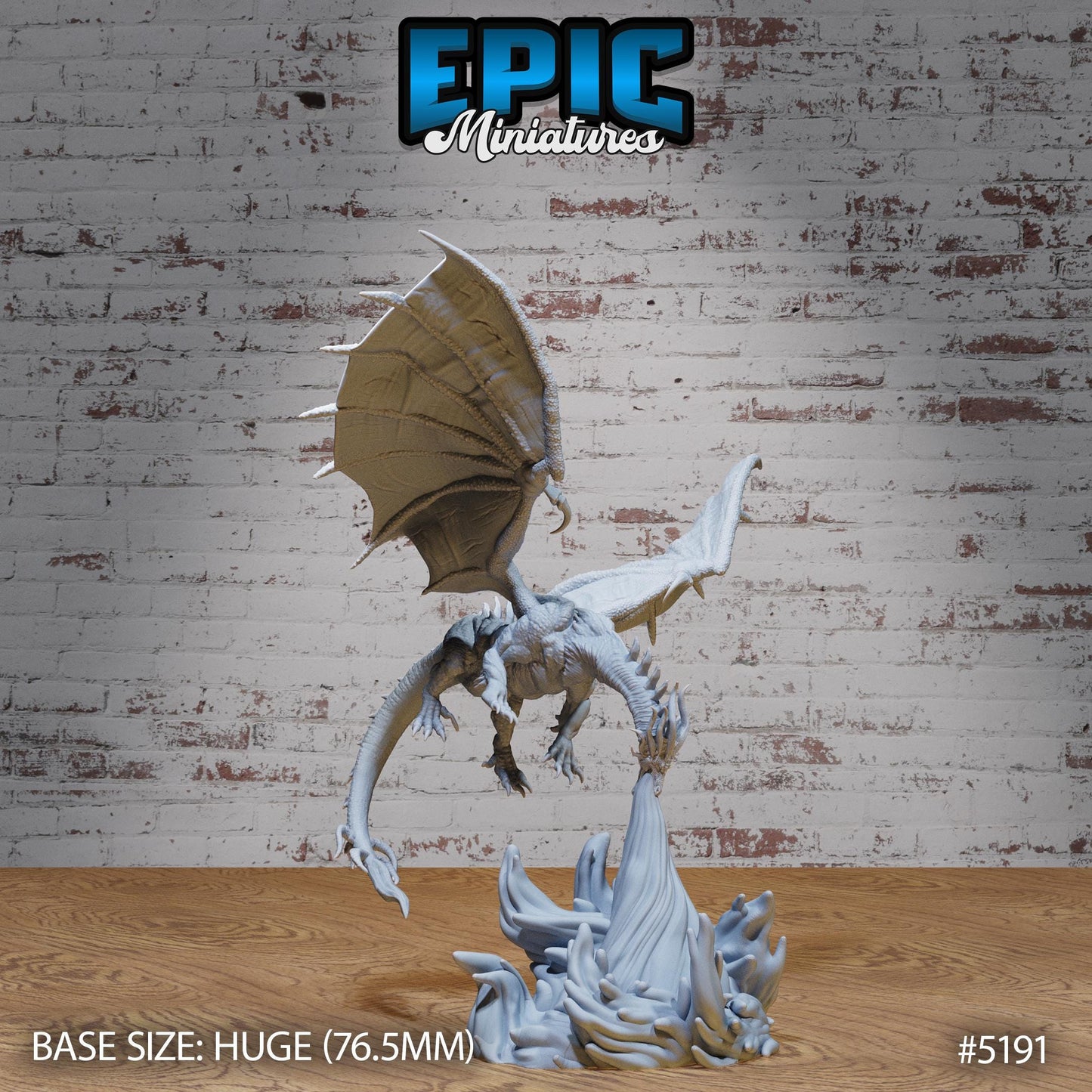 Beowulf Dragon (Huge + Wings) | Premium DnD Miniatures | High Quality Resin | D&D RPG