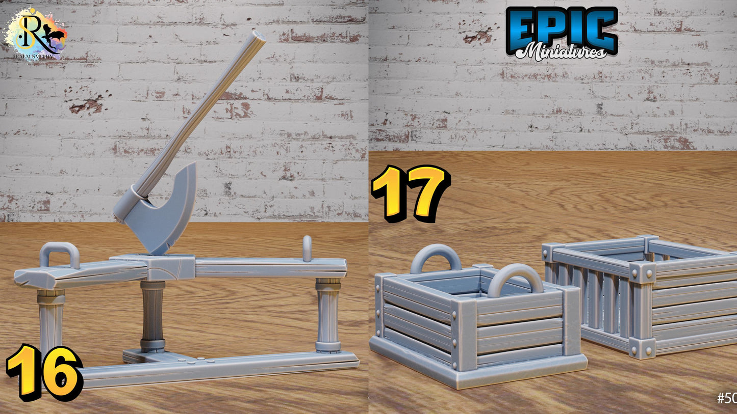 Prison Scatter - Bundle B | Premium DnD Miniatures | High Quality Resin | D&D RPG