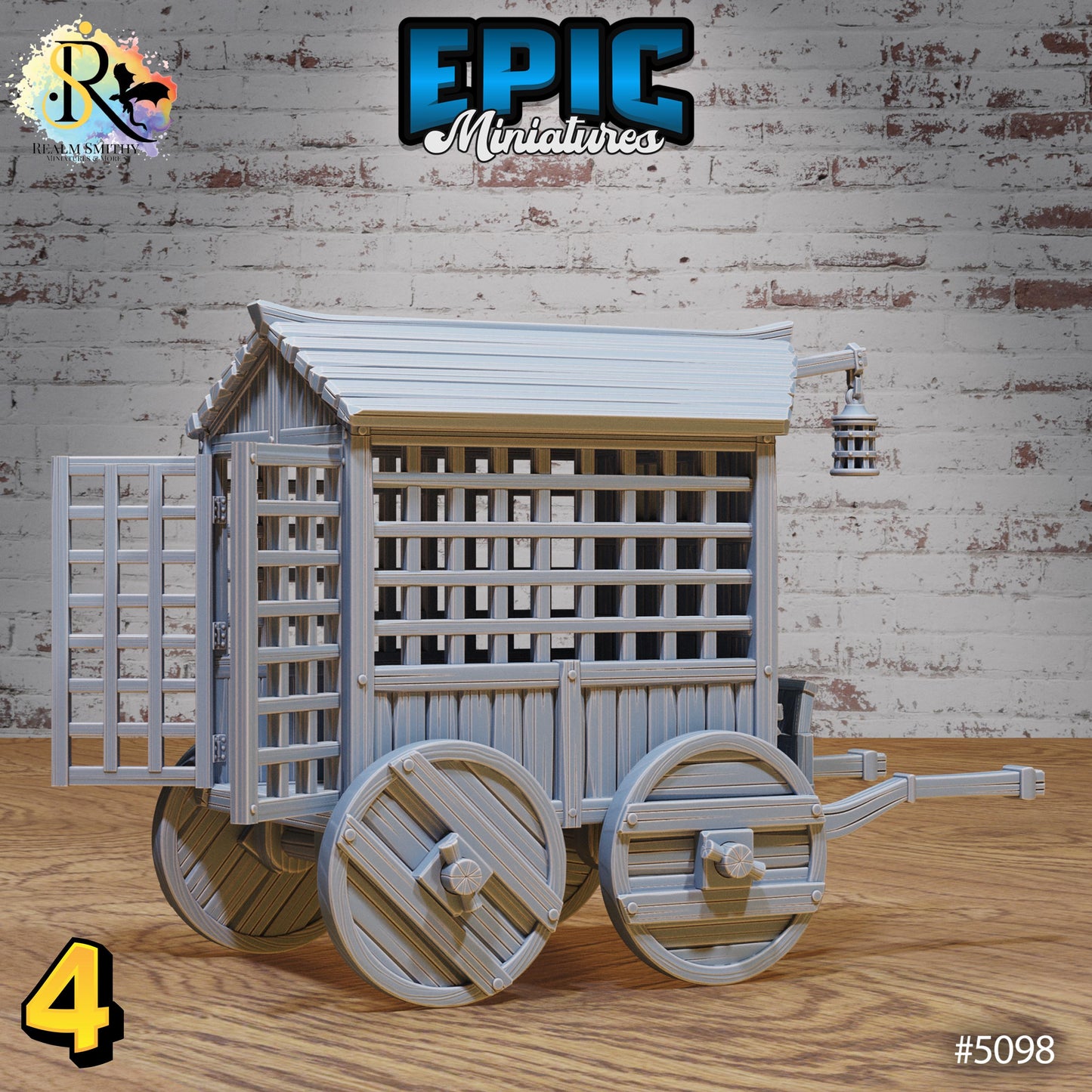 Prison Cages | Premium DnD Miniatures | High Quality Resin | D&D RPG