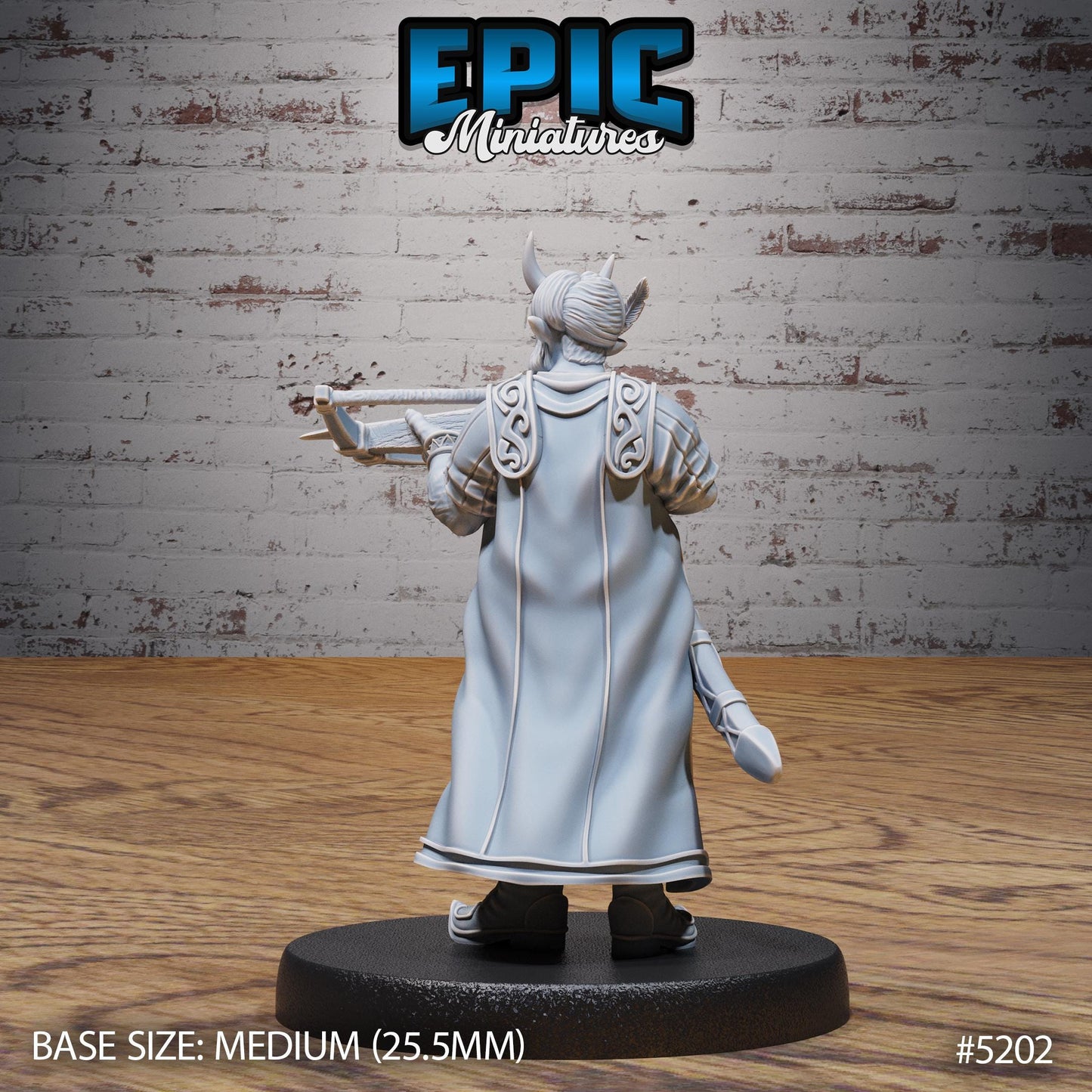 Tiefling Merchant (Medium) | #118 - Oriental Fortress - EPIC | NPC, Citizen, Bow, Shopkeeper, Trader, Vendor, Sword, Furs