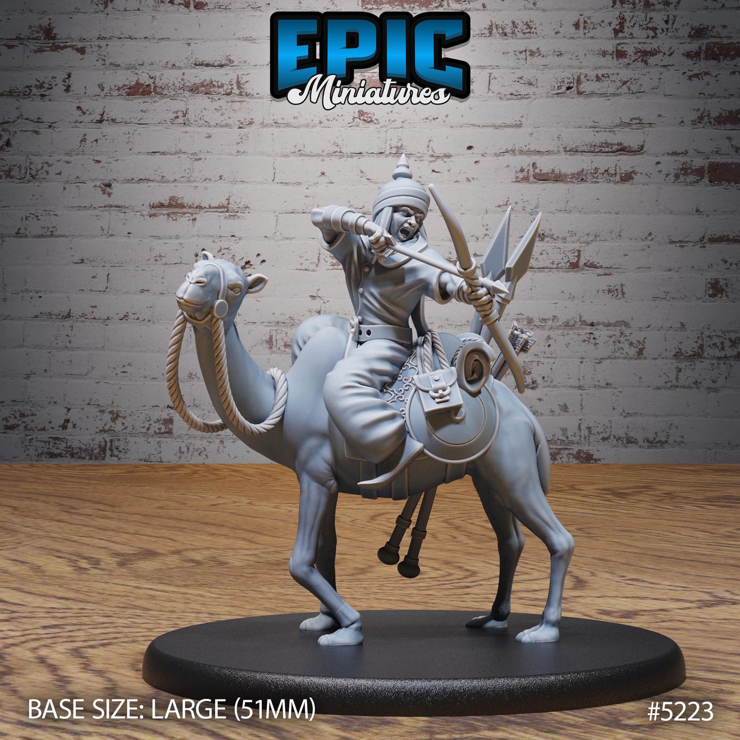 Oriental Army B (Medium+Large) |Premium DnD Minis High Quality Resin Miniature| Mage, Dancer, Rider Mount, Arabian Desert Middle East, Camel
