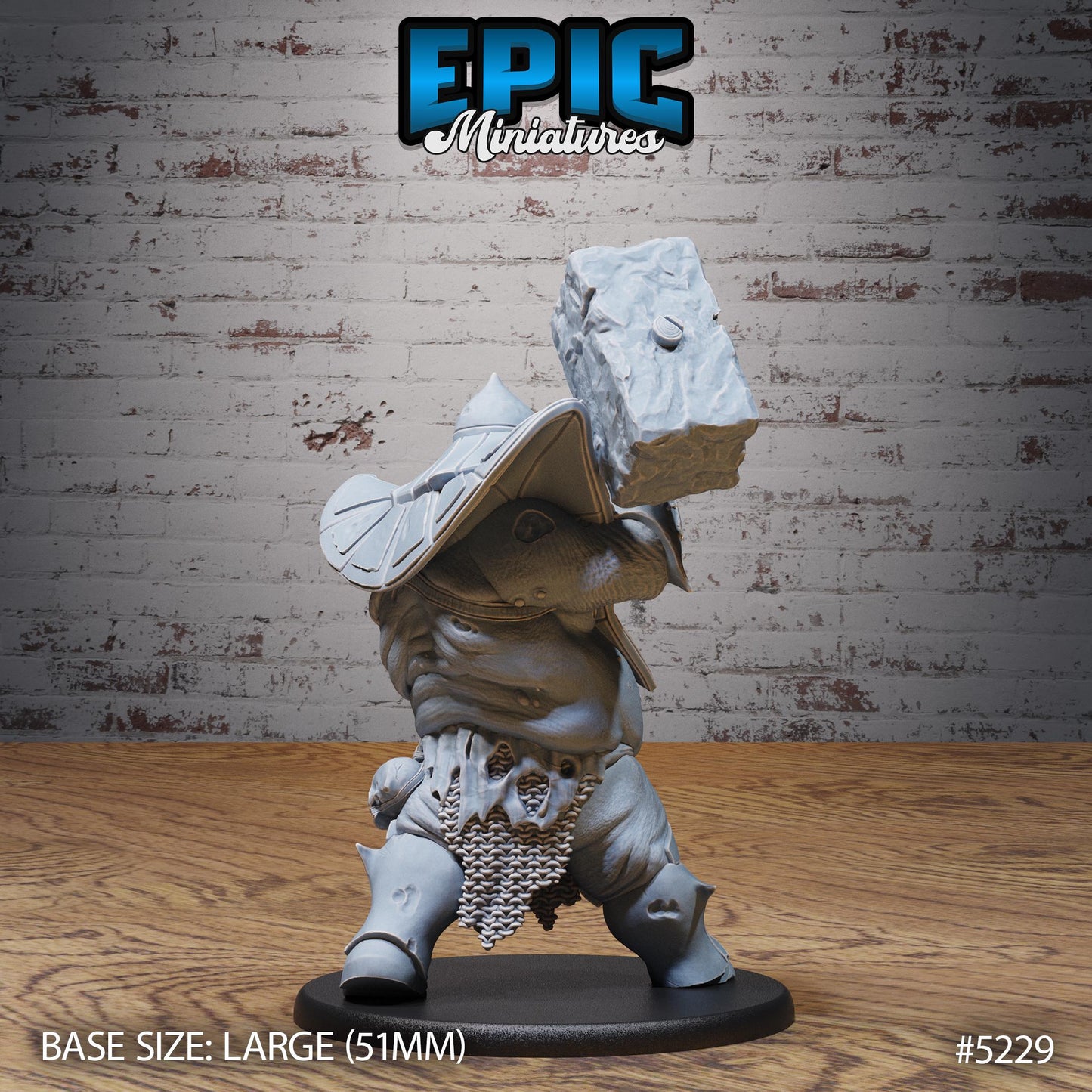 Viziers Abomination (Large) | #118 - Oriental Fortress - EPIC | Male, Evil, Monster, Axes, Hammer, Big, Ugly, Skeleton, Skull