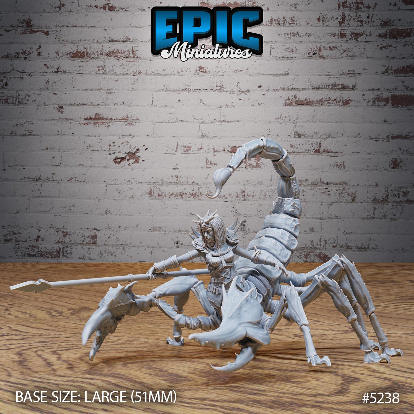 Scorpion Centaur Lady (Large) | #118 - Oriental Fortress - EPIC | Female, Crab, Spear, Sword, Lobster, Monster, Abomination