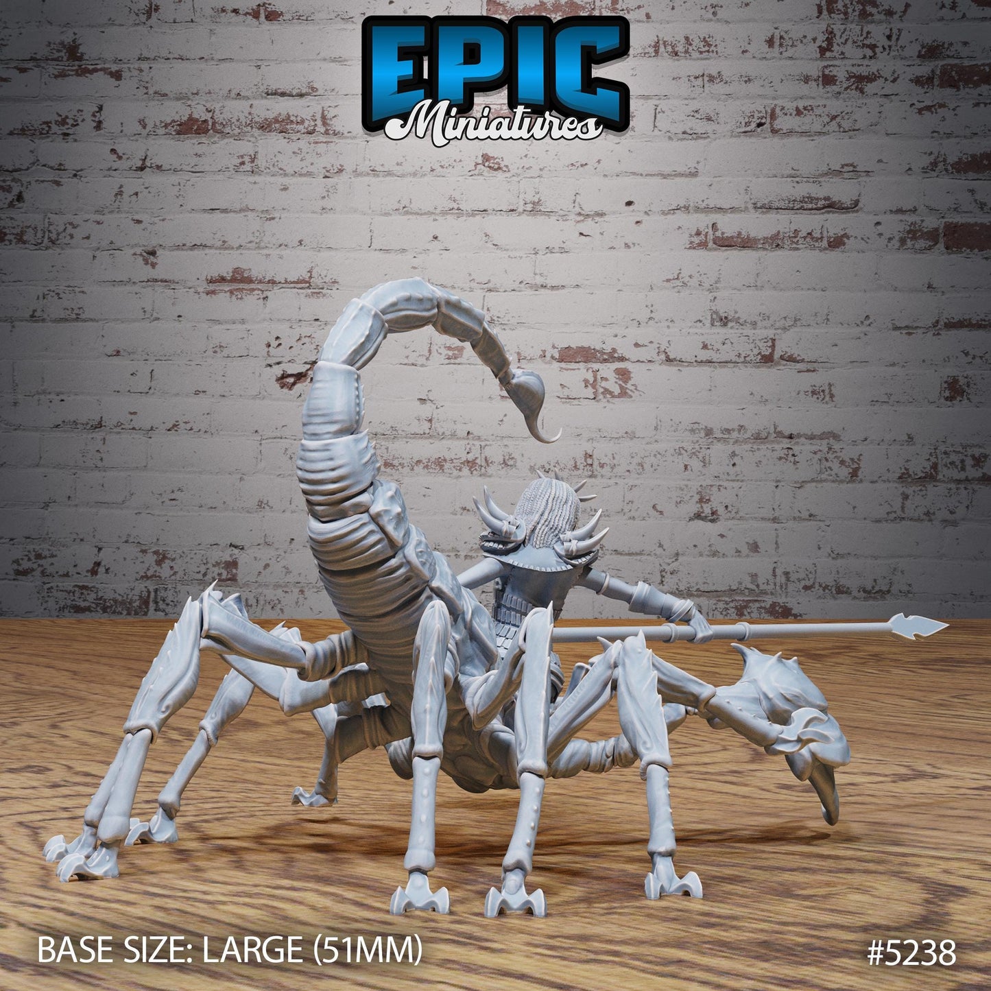 Scorpion Centaur Lady (Large) | #118 - Oriental Fortress - EPIC | Female, Crab, Spear, Sword, Lobster, Monster, Abomination