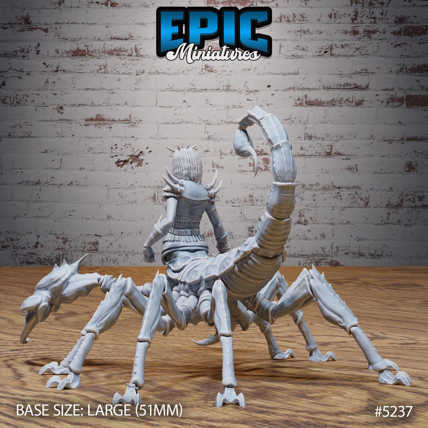 Scorpion Centaur Lady (Large) | #118 - Oriental Fortress - EPIC | Female, Crab, Spear, Sword, Lobster, Monster, Abomination