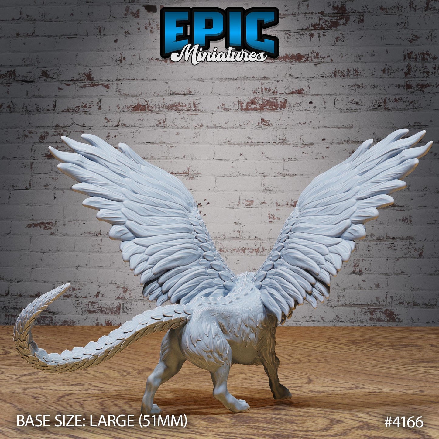 Ammit Beast Miniature (Large) | Premium DnD Minis | High Quality Resin | Fur, Wings, Beast, Creature, Desert, Tail, Flying, Pig, Jumping