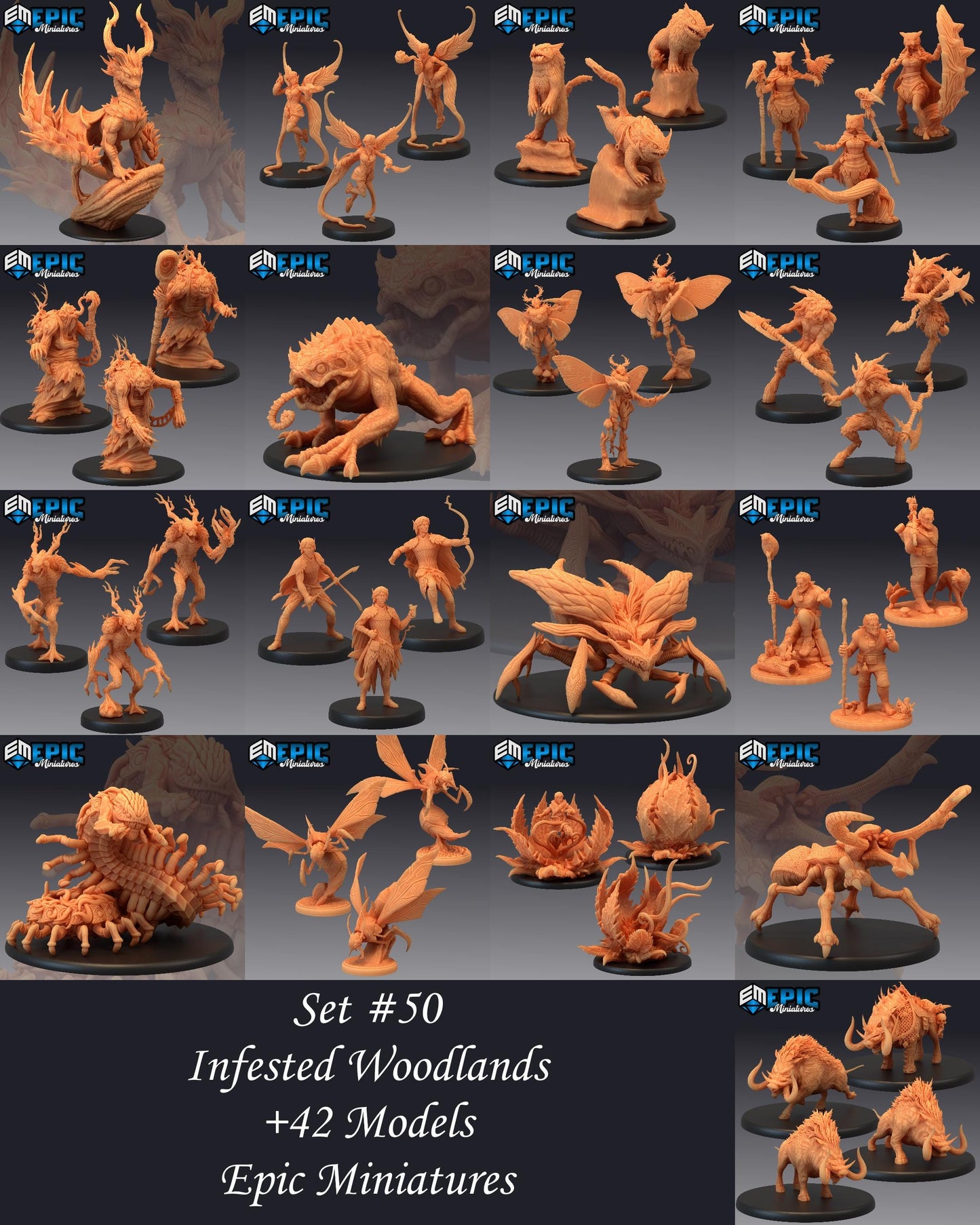 Annis Hag (Large) | #050 - Infested Woodlands | EPIC | 28mm