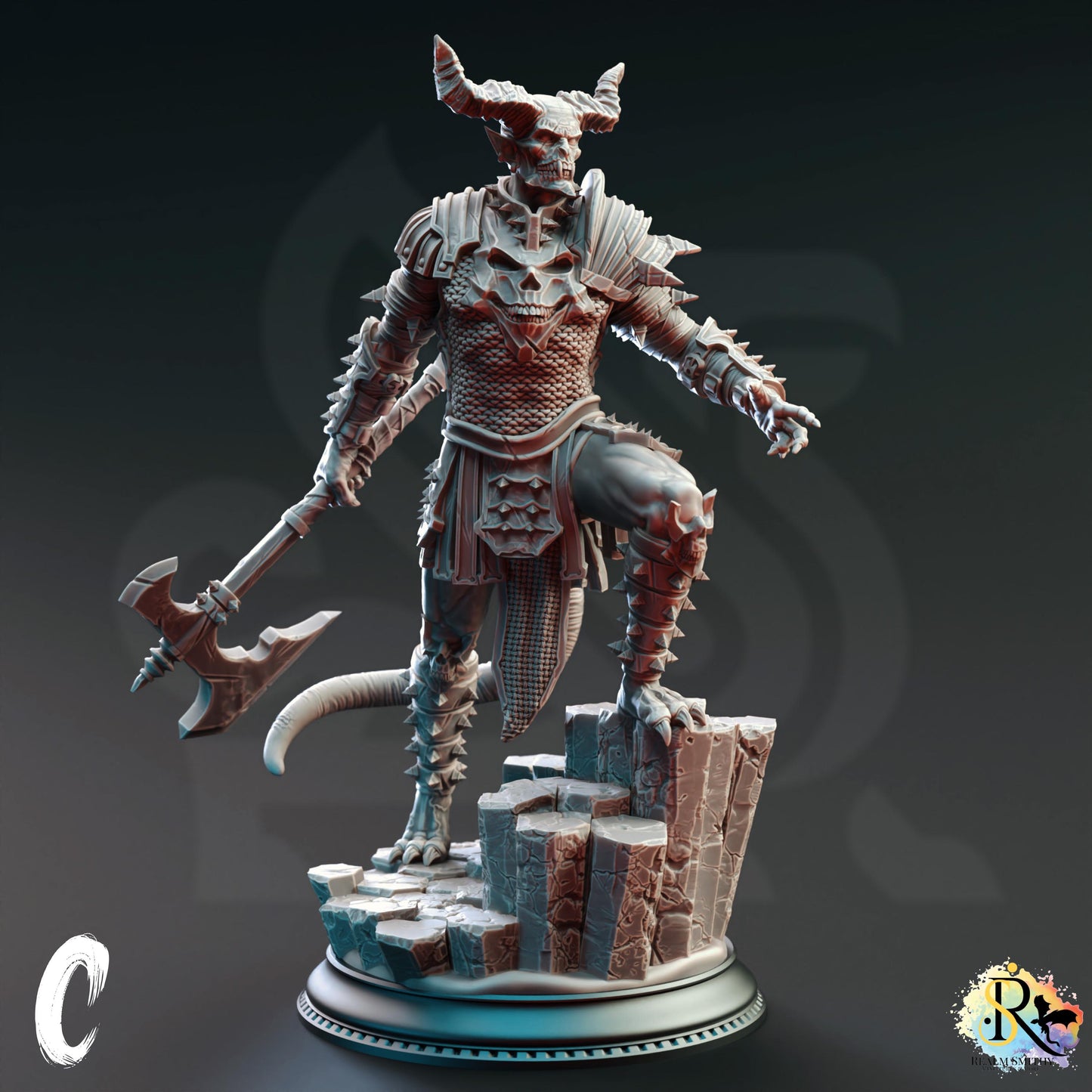 Demons of the Abyss - Nosmeni Warriors (Medium) | DM Stash | 32mm Scale | Devils & Divine Pack
