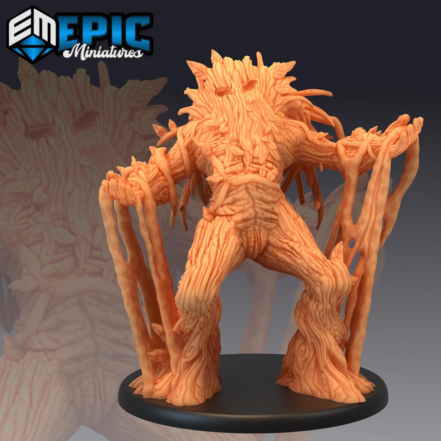 Shambling Mound (Large) | #052 - Cruel Marshes - EPIC Miniatures | Vines, Ooze, Swamp, Marsh, Attack, Enemy, Plant, Shambler, Animated