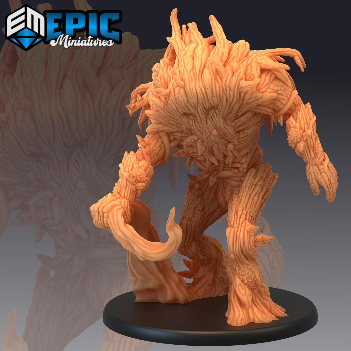 Shambling Mound (Large) | #052 - Cruel Marshes - EPIC Miniatures | Vines, Ooze, Swamp, Marsh, Attack, Enemy, Plant, Shambler, Animated