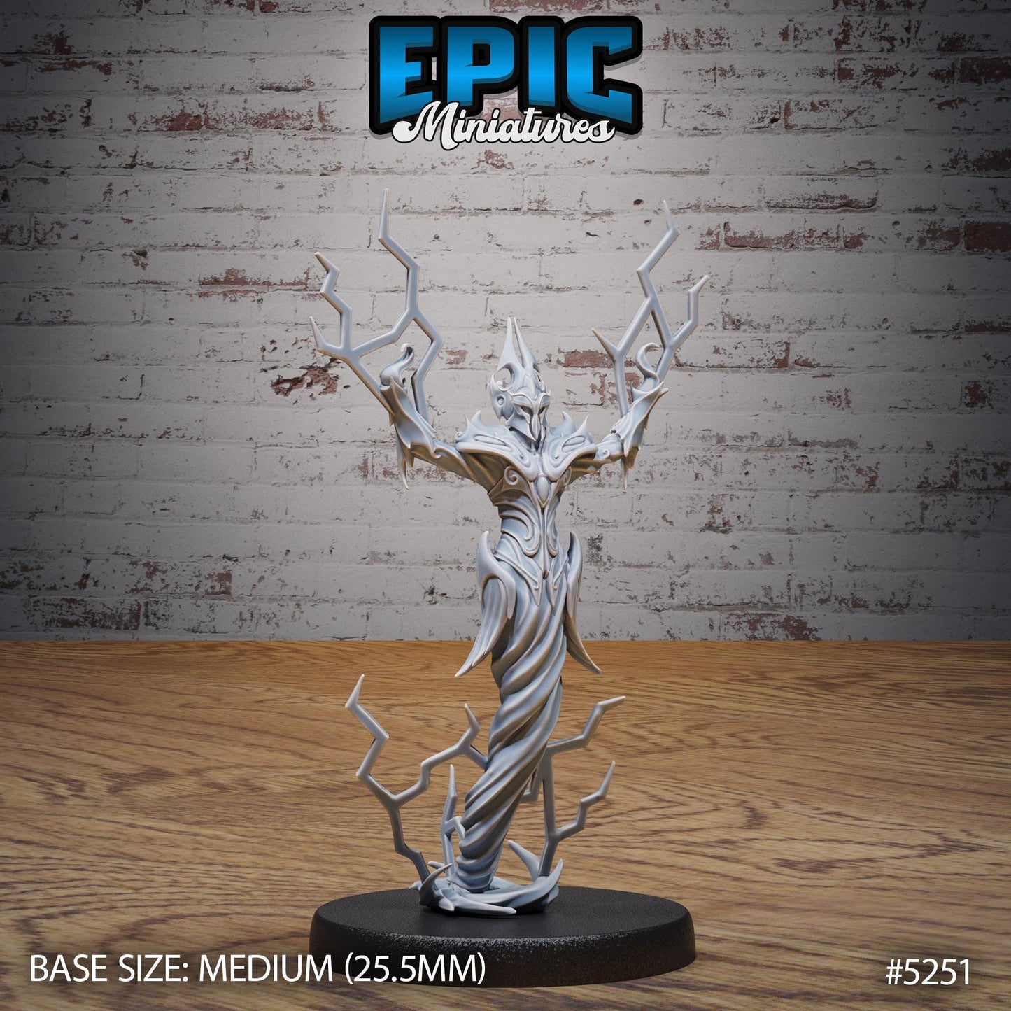 Myrmidon Air (Medium) | #119 - Ancient Nature EPIC Miniatures | High Quality Premium Resin | Elemental, Tornado, Archons