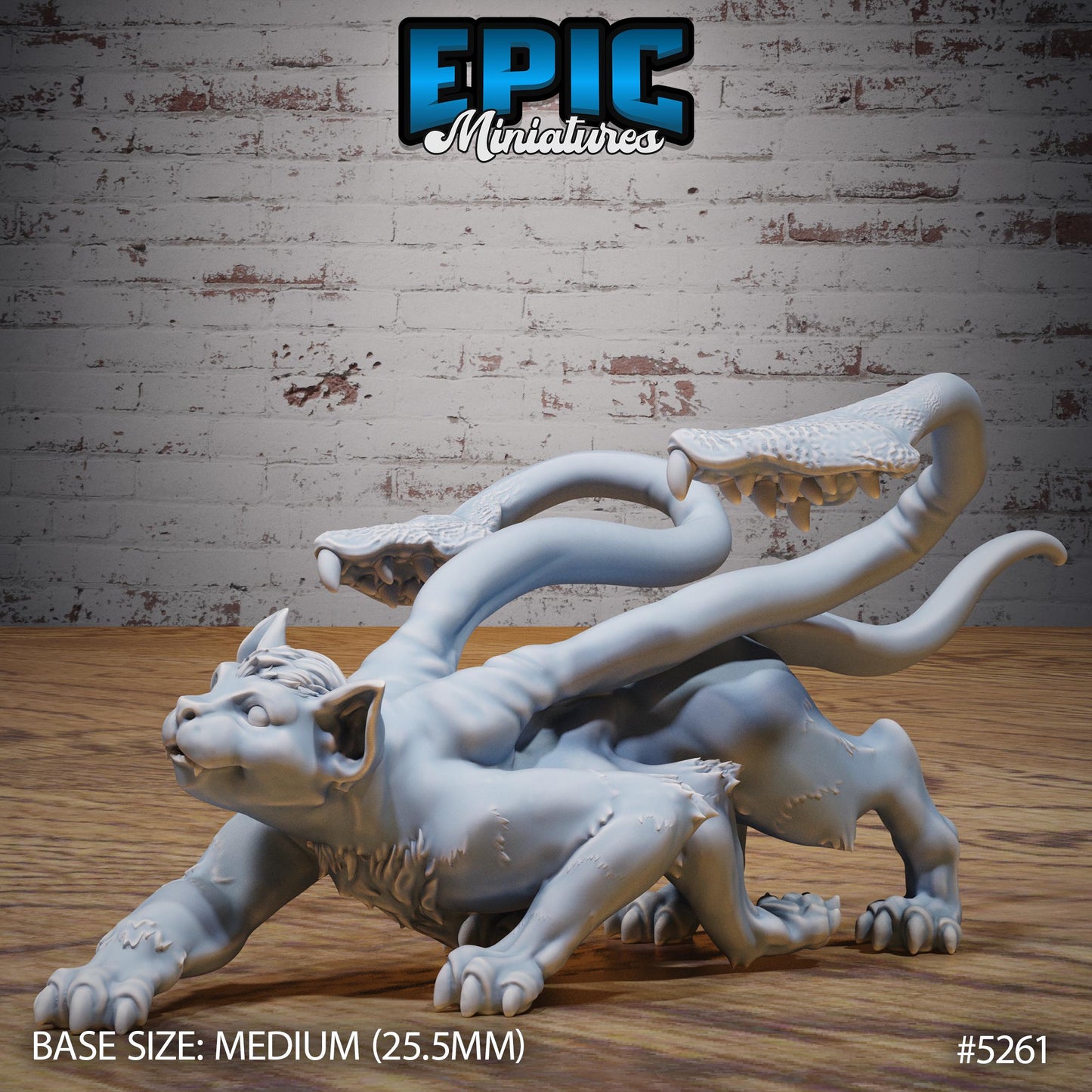 Baby Displacer Beast (Medium) | #119 - Ancient Nature EPIC Miniatures | High Quality Premium Resin | Phase Panther, Pup, Kitten, Cute
