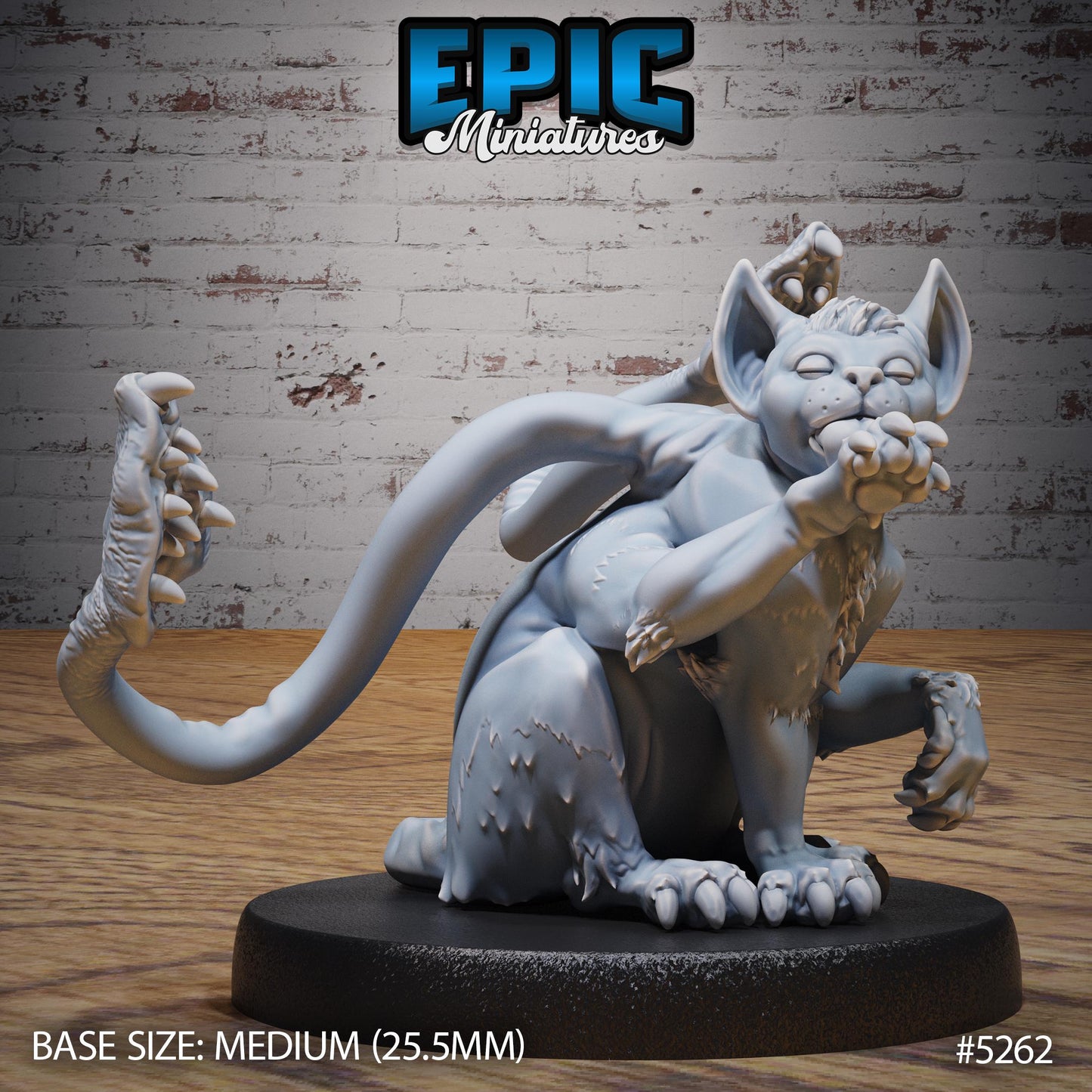 Baby Displacer Beast (Medium) | #119 - Ancient Nature EPIC Miniatures | High Quality Premium Resin | Phase Panther, Pup, Kitten, Cute