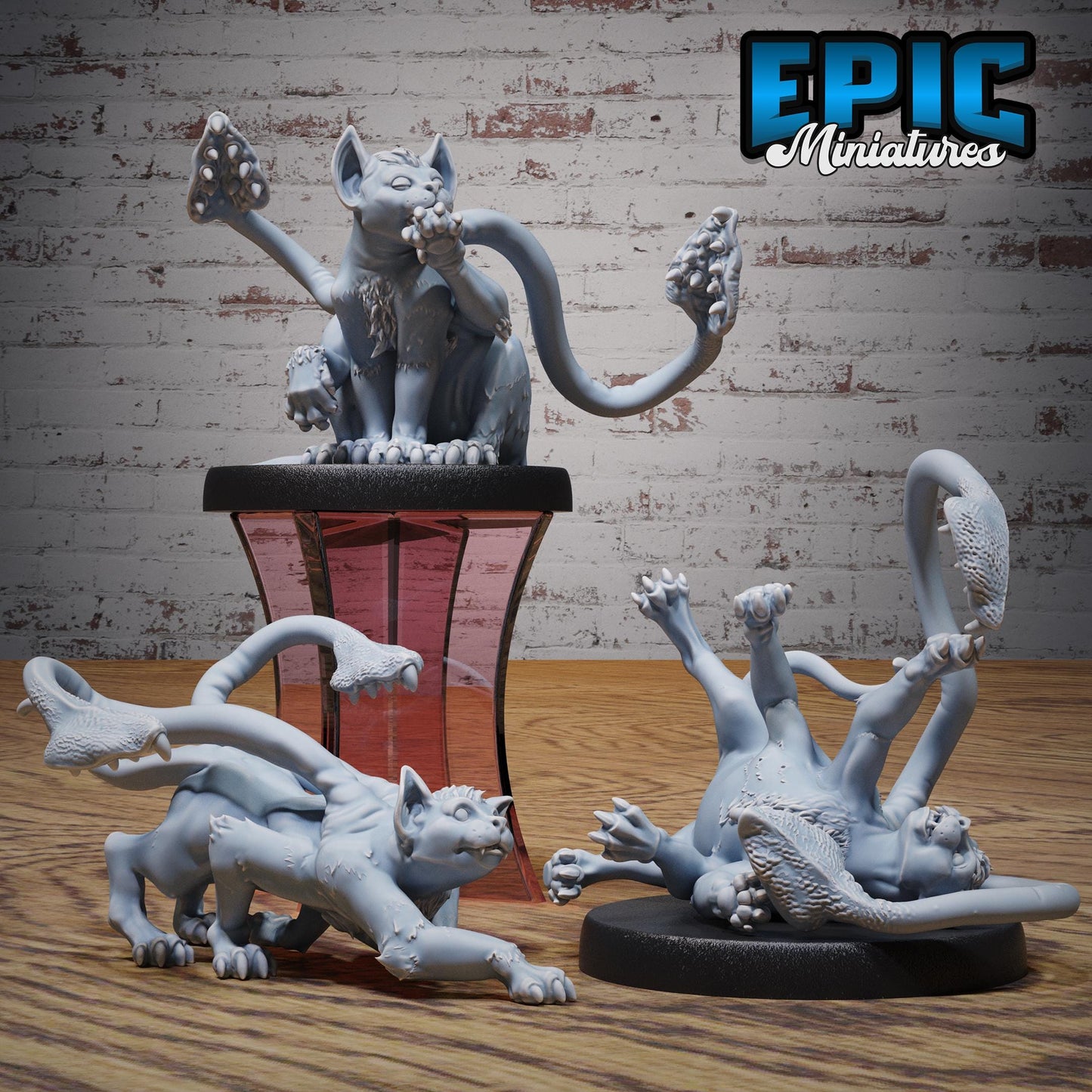 Baby Displacer Beast (Medium) | #119 - Ancient Nature EPIC Miniatures | High Quality Premium Resin | Phase Panther, Pup, Kitten, Cute